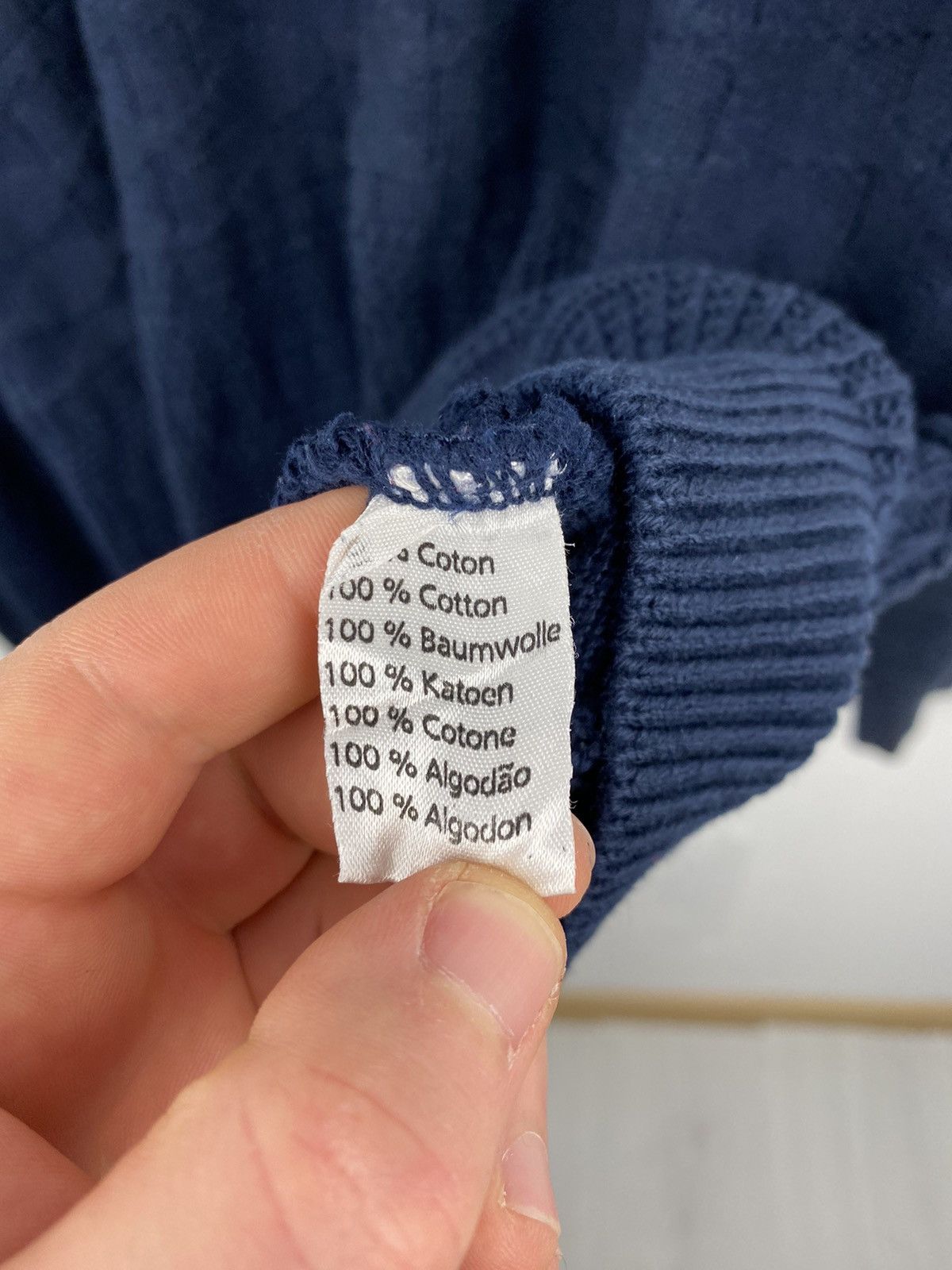 Lacoste Vintage 90s Lacoste Cotton Sweater like Ralph Lauren Y2K Size US XL / EU 56 / 4 - 7 Thumbnail