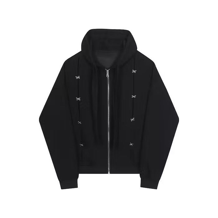 Japanese Brand Black Zip Hoodie Size US L / EU 52-54 / 3 - 2 Thumbnail