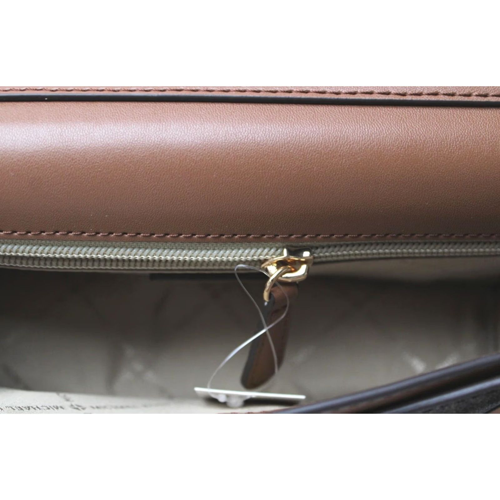 Michael Kors VINTAGE Michael Kors Outlet Women's Jet Set Medium Logo Crossbody Bag NC3 Brown One Size Size ONE SIZE - 8 Thumbnail