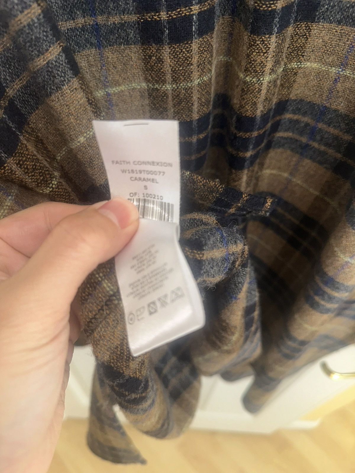 Faith Connexion Faith Connexion Kanye and Travis oversized wool shirt Size US S / EU 44-46 / 1 - 5 Thumbnail