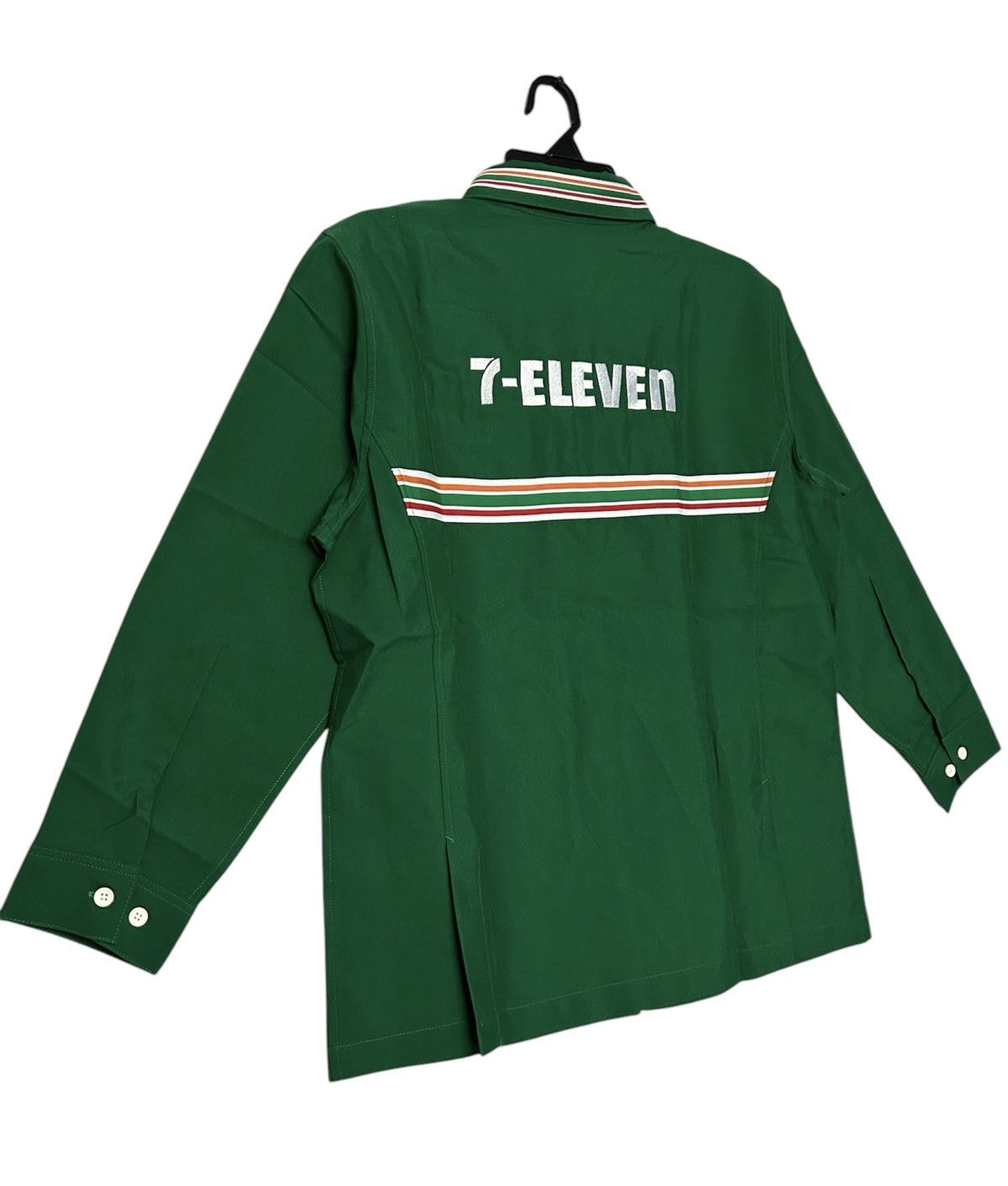 Uniform Wares × Vintage 🔥LAST DROP🔥 7 ELEVEN JAPAN STORE STAFF UNIFORM WORK JACKET Size L / US 10 / IT 46 - 6 Thumbnail