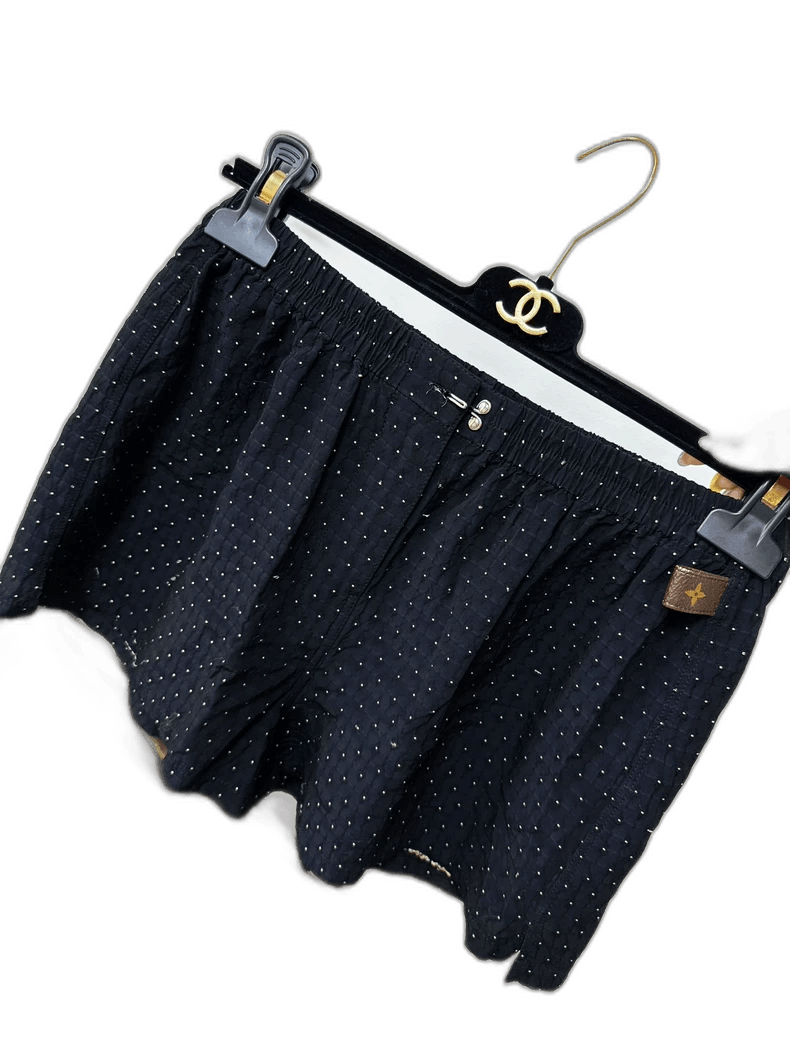 Louis Vuitton Louis Vuitton Black Polka Dot Shorts S Size Size 23" - 1 Thumbnail