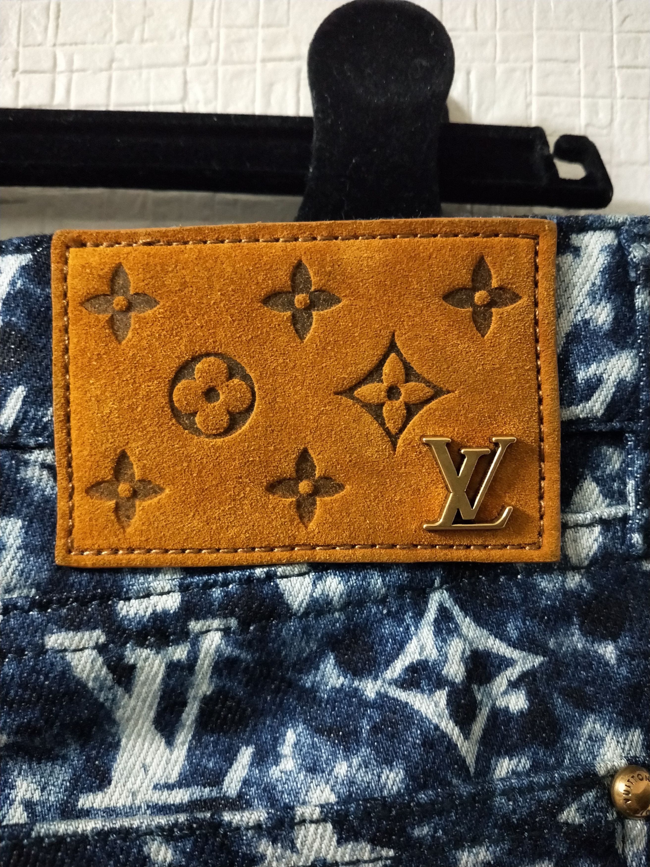 Louis Vuitton Monogram Denim Jeans Size US 33 - 5 Thumbnail