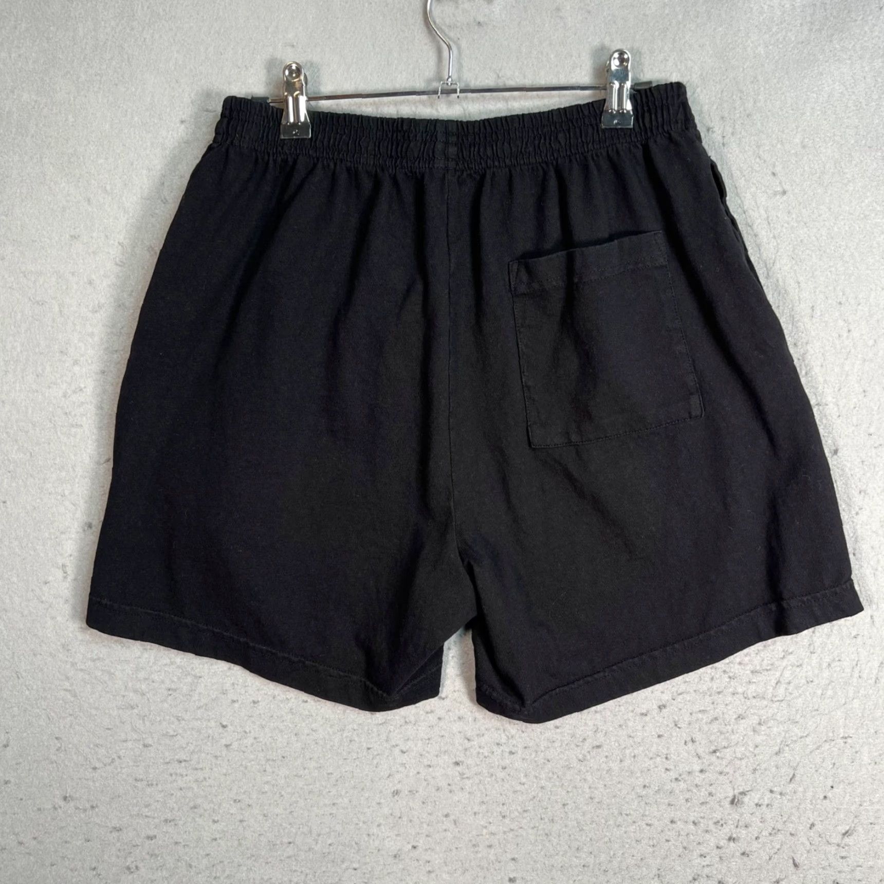 Talentless Talentless Womens Shorts Black Cotton Elastic Waist L 1 Size 36" / US 14 / IT 50 - 2 Thumbnail