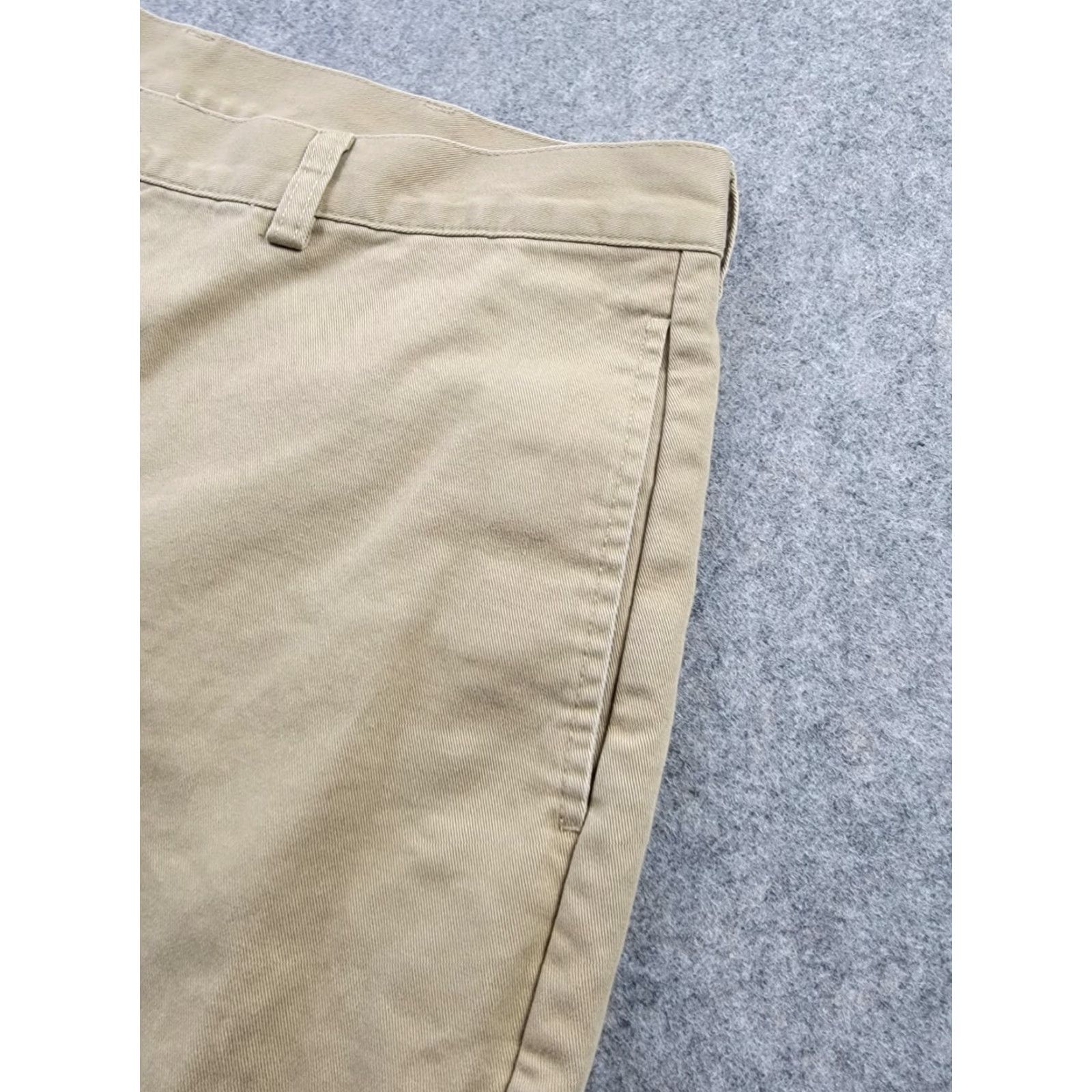 Vintage LL Bean Pants Mens 35x34 Beige Flannel Lined Outdoor Straight Leg Pants Casual Size US 35 - 3 Thumbnail