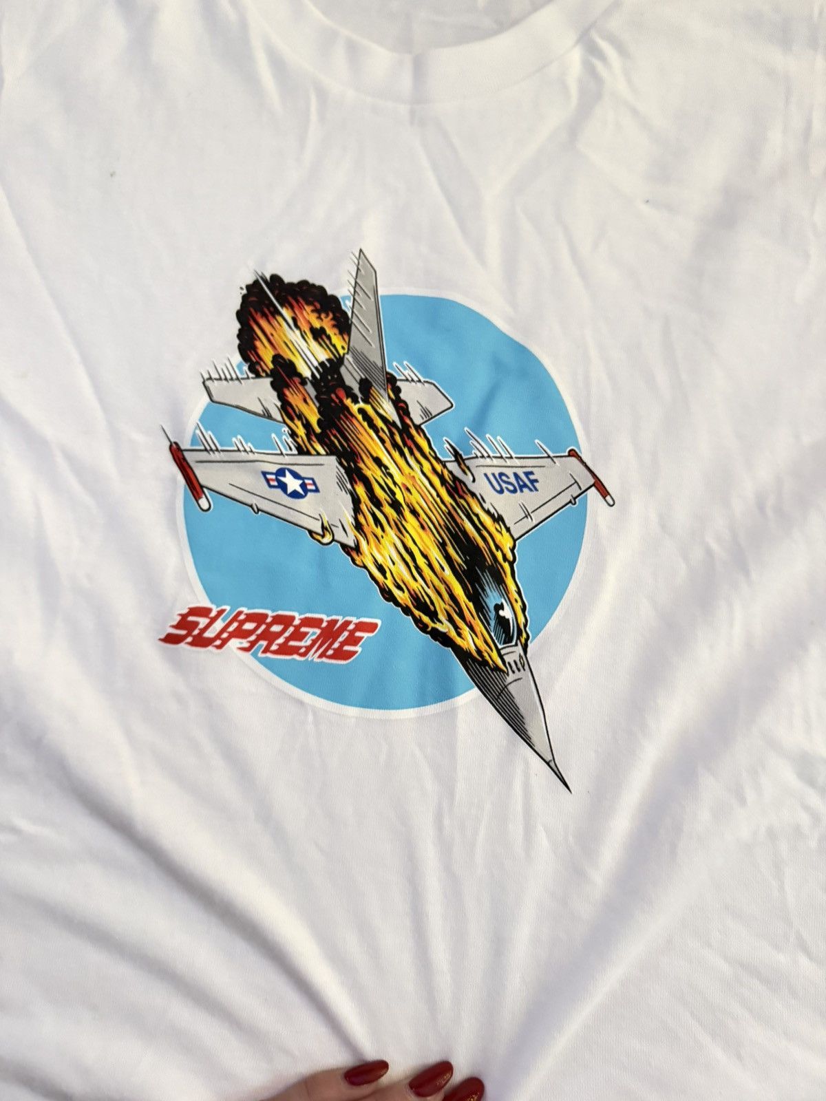 Supreme Supreme Plane Tee Size US M / EU 48-50 / 2 - 2 Thumbnail