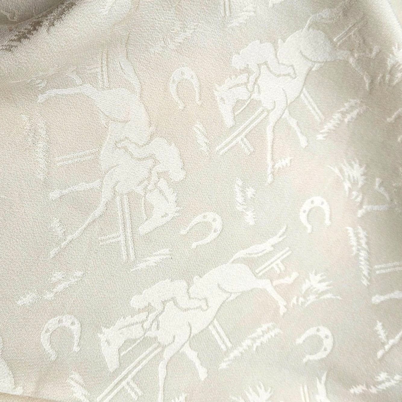 Ralph Lauren Vintage Ralph Lauren 100% Silk Jacquard Equestrian Ascot Size ONE SIZE - 4 Thumbnail
