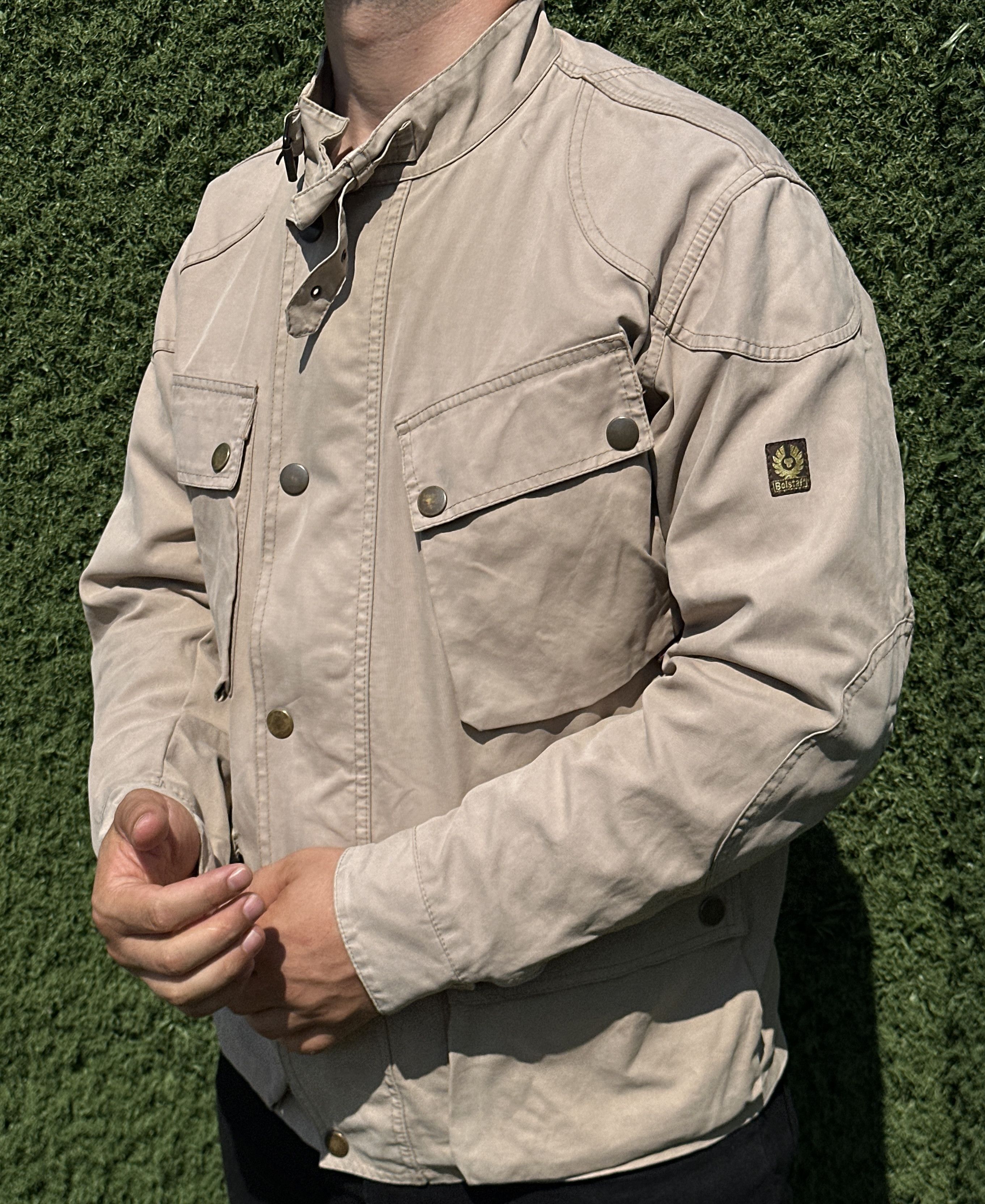 Belstaff Belstaff Wax Rider Motorcycle Motorcycle Bike Beige Size M Size US M / EU 48-50 / 2 - 1 Thumbnail