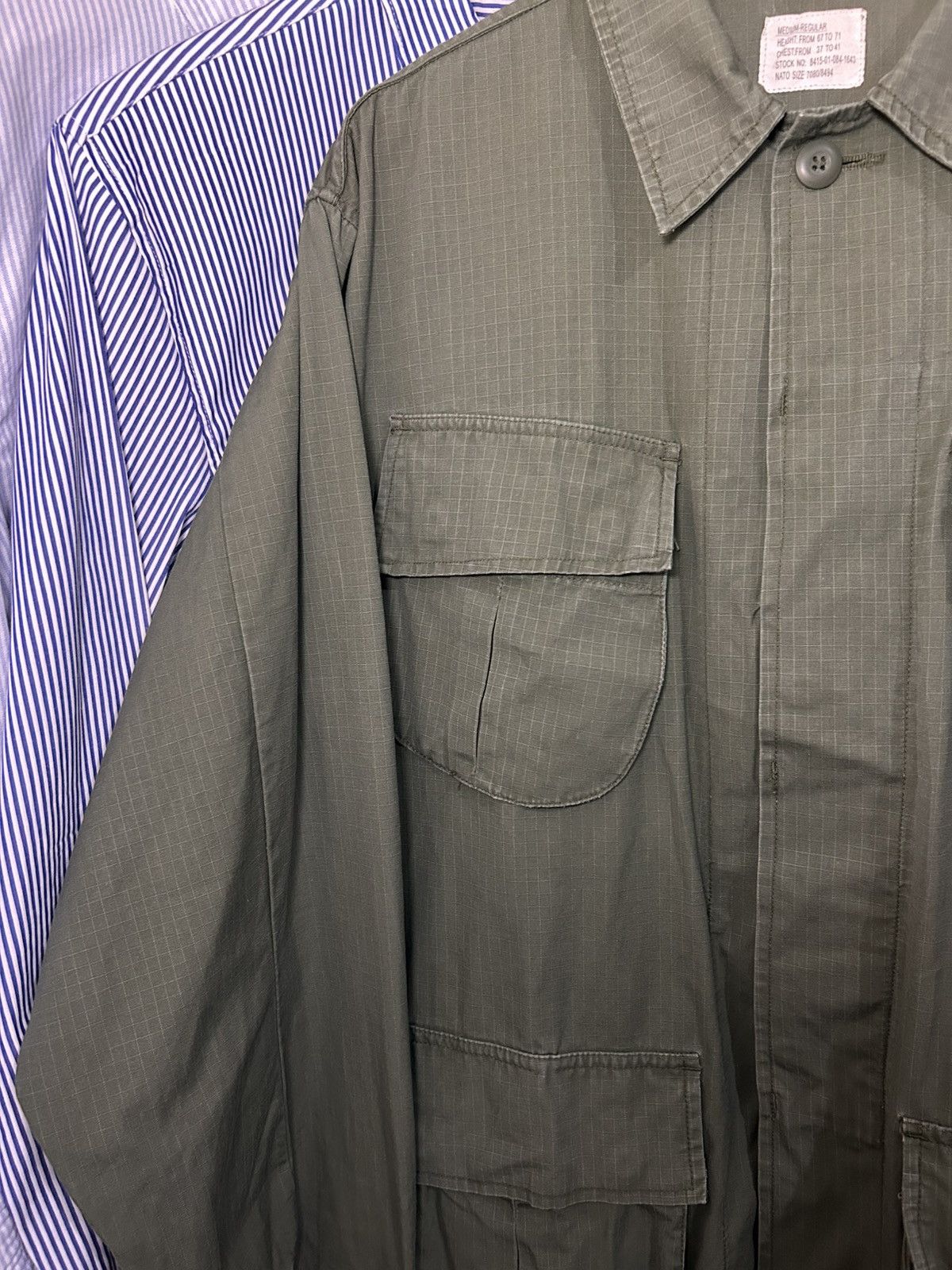 Vintage Vintage 60s Jungle Jacket Tropical Combat Slant Pocket Size US M / EU 48-50 / 2 - 5 Thumbnail
