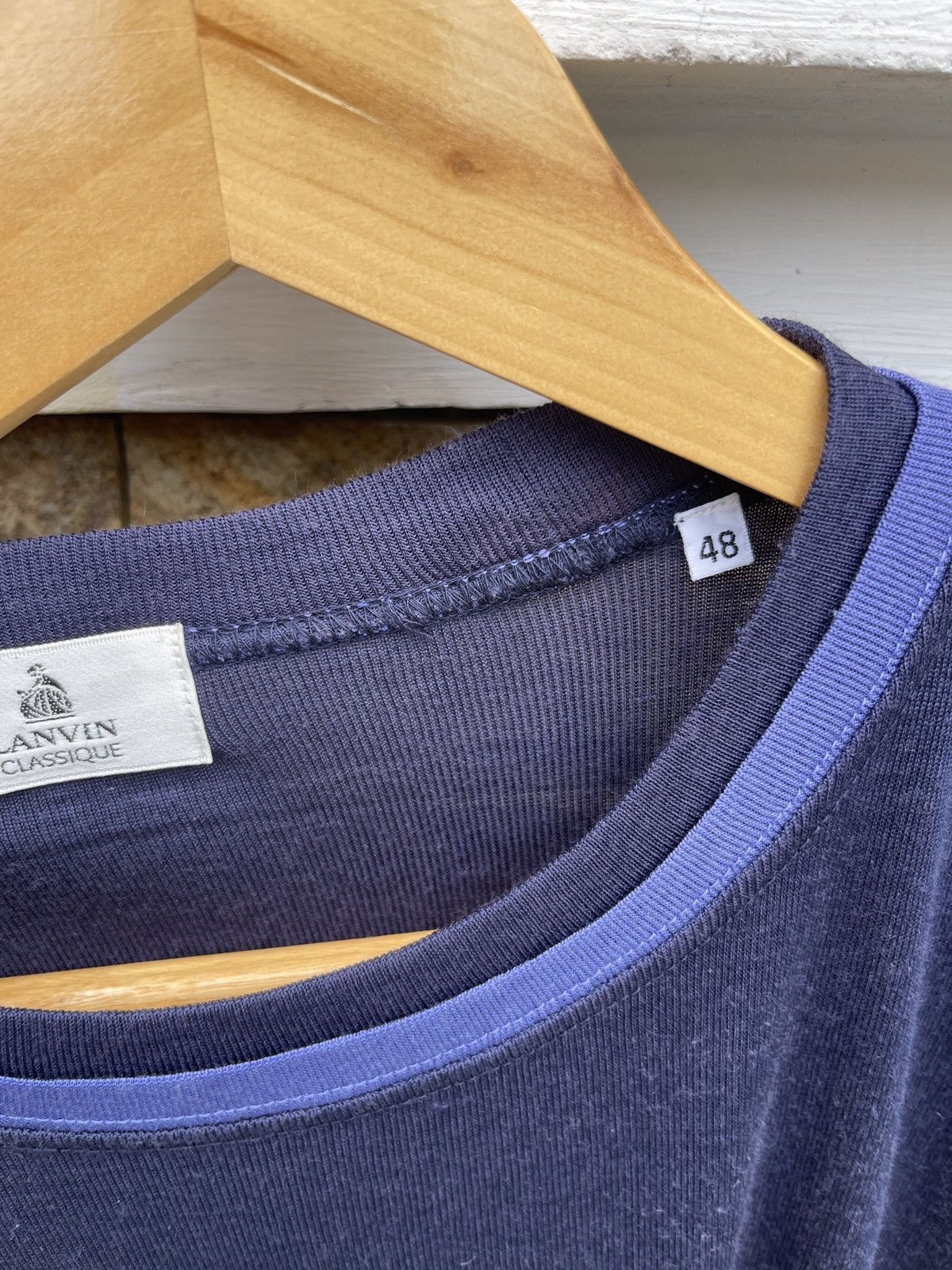 Lanvin × Vintage Last Drop🔥Rare🔥Vintage LANVIN Classique T-Shirt Size US L / EU 52-54 / 3 - 5 Thumbnail