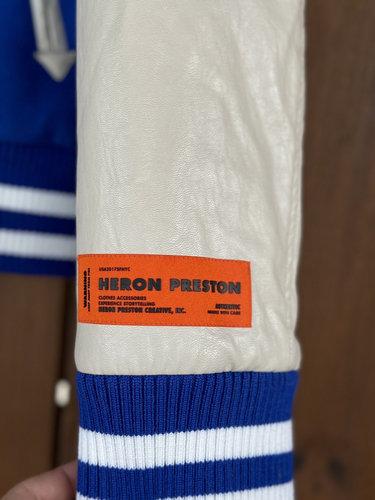 Heron Preston HERON PRESTON VARSITY JACKET SIZE SMALL Size US S / EU 44-46 / 1 - 4 Thumbnail