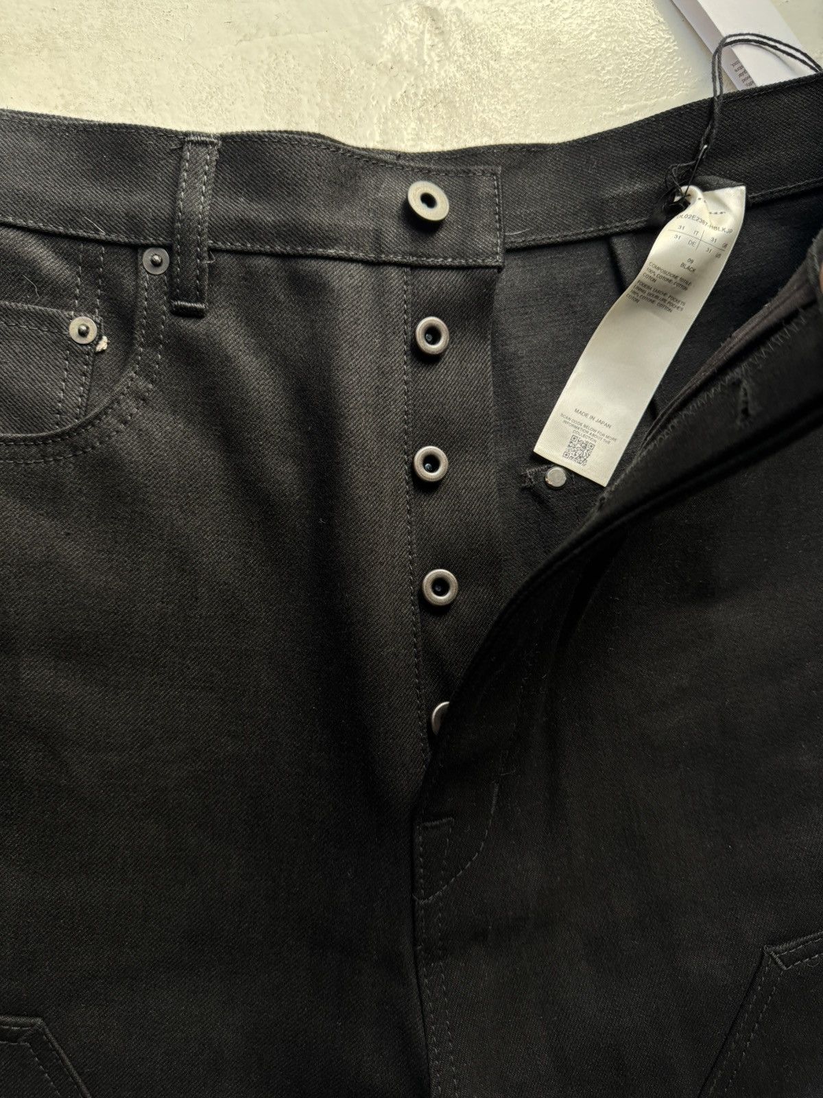Rick Owens Drkshdw Rick Owens DRKSHDW Strobe Double Knee Size US 31 - 2 Thumbnail