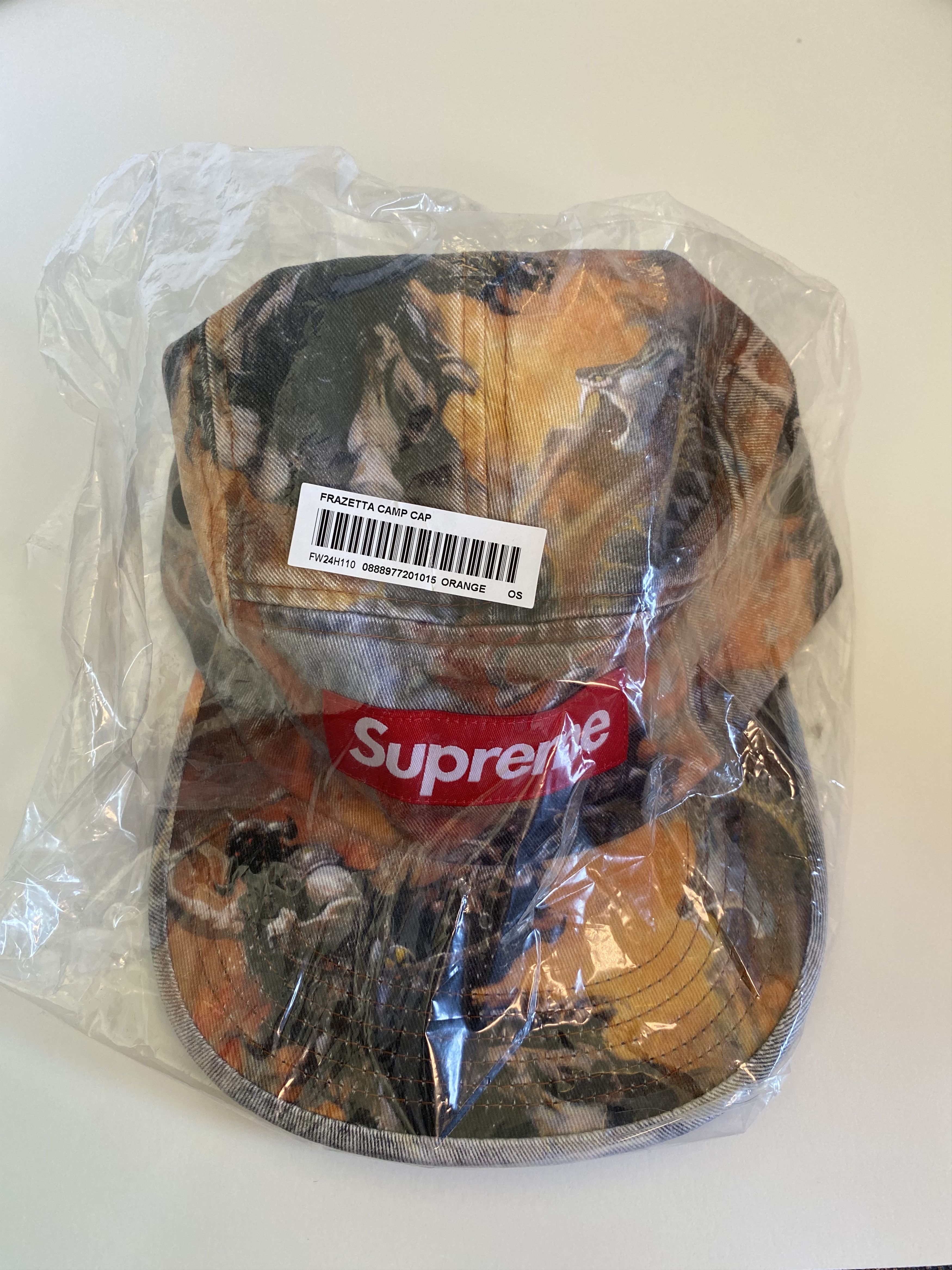 Supreme Supreme Frank Frazetta Camp Cap - Orange Size ONE SIZE - 1 Thumbnail