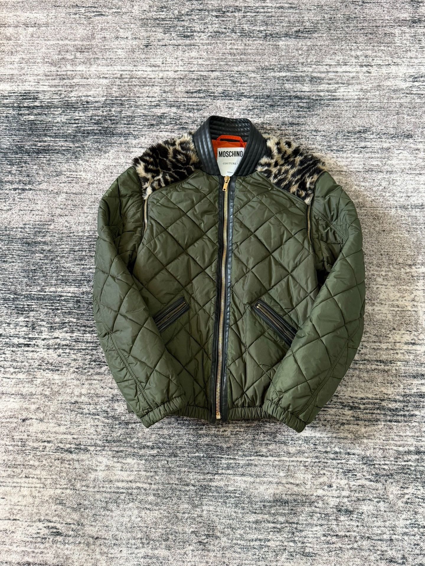 Jeremy Scott Moschino Jeremy Scott Leopard Puffer Size M / US 6-8 / IT 42-44 - 1 Thumbnail