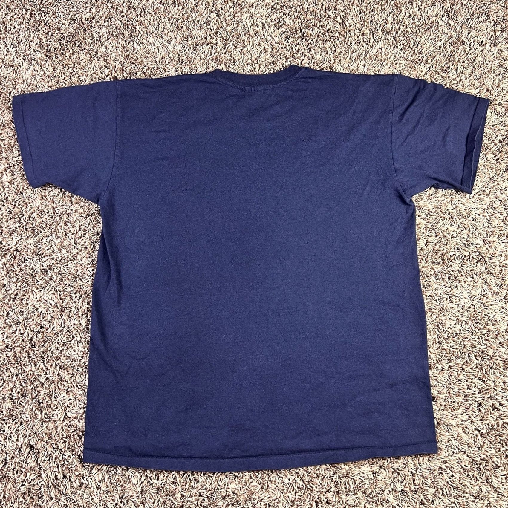 Anvil VINTAGE San Juan Puerto Rico T-Shirt XL Selvedge Pocket Single Stitch 90s Anvil Crew Neck Blue 100% Cotton USA Men Size US XL / EU 56 / 4 - 3 Thumbnail
