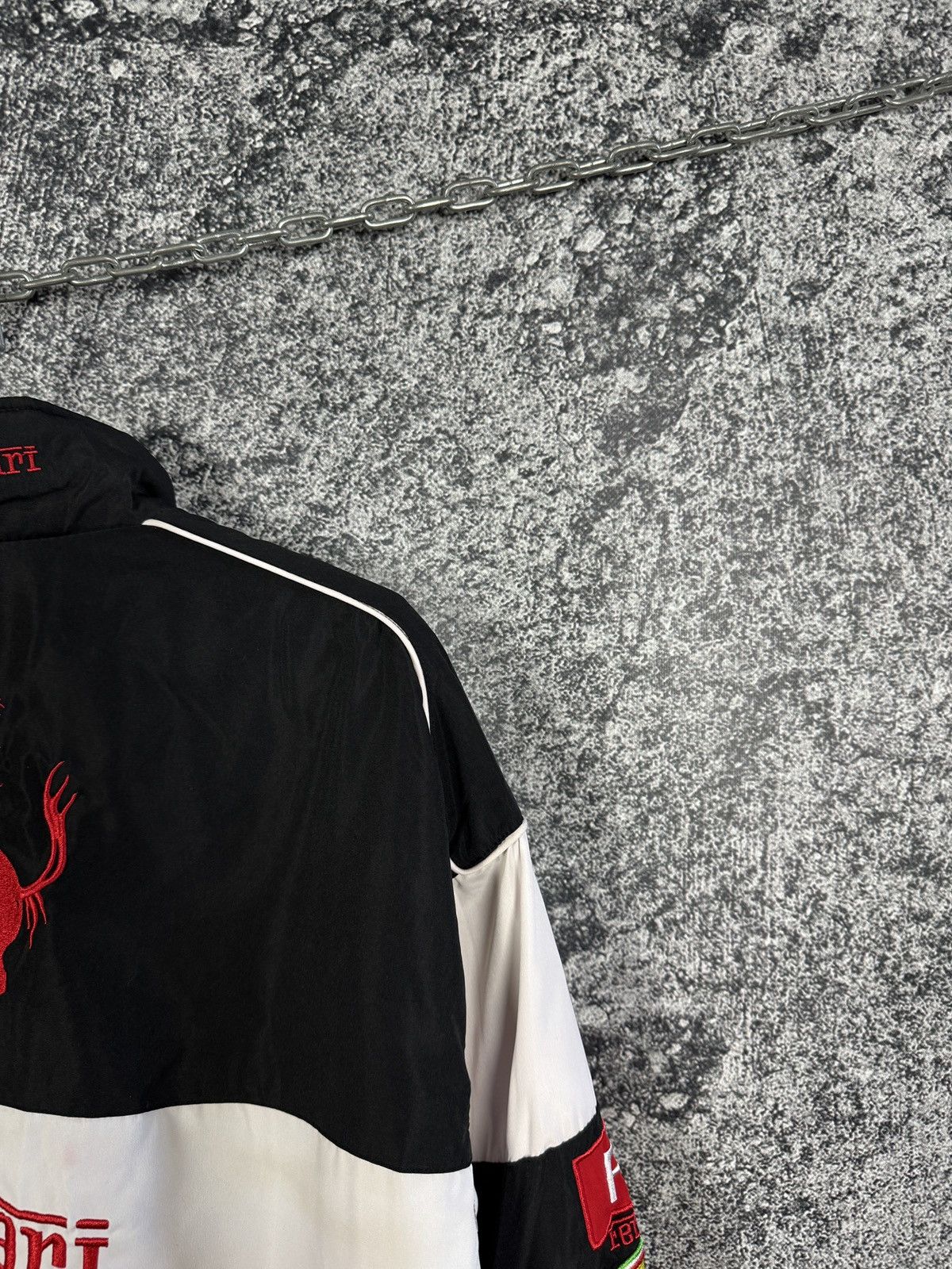 Ferrari Rare Ferrari Vintage Racing Jacket F1 Schumacher Shell Sz L Size US L / EU 52-54 / 3 - 13 Thumbnail