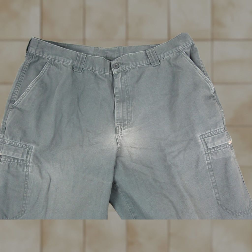 Vintage VINTAGE L.L. Bean Pants Mens 40x34 Cargo Cotton Canvas Gray Relaxed Straight Casual Workwear City Size US 40 / EU 56 - 1 Thumbnail