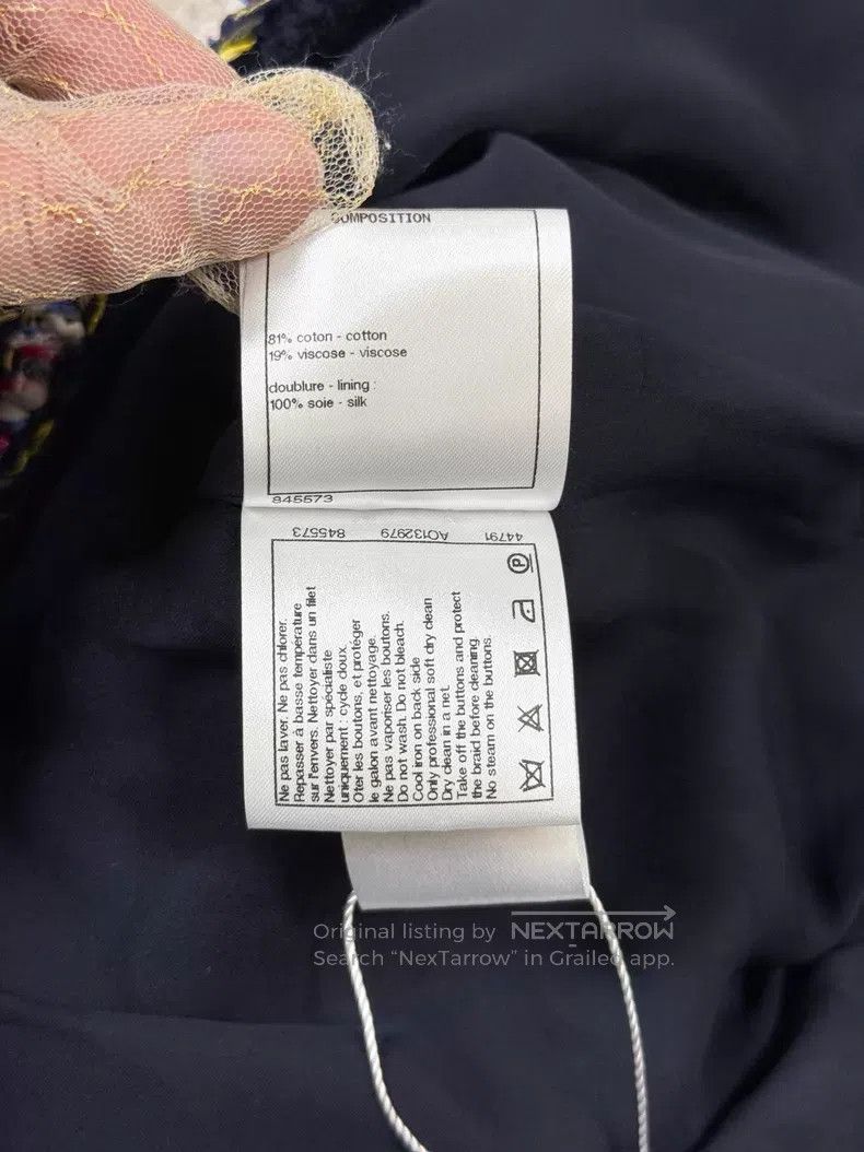 Chanel Chanel Colorful rolled-edged lantern sleeve tweed long-sle Size XS / US 0-2 / IT 36-38 - 7 Thumbnail