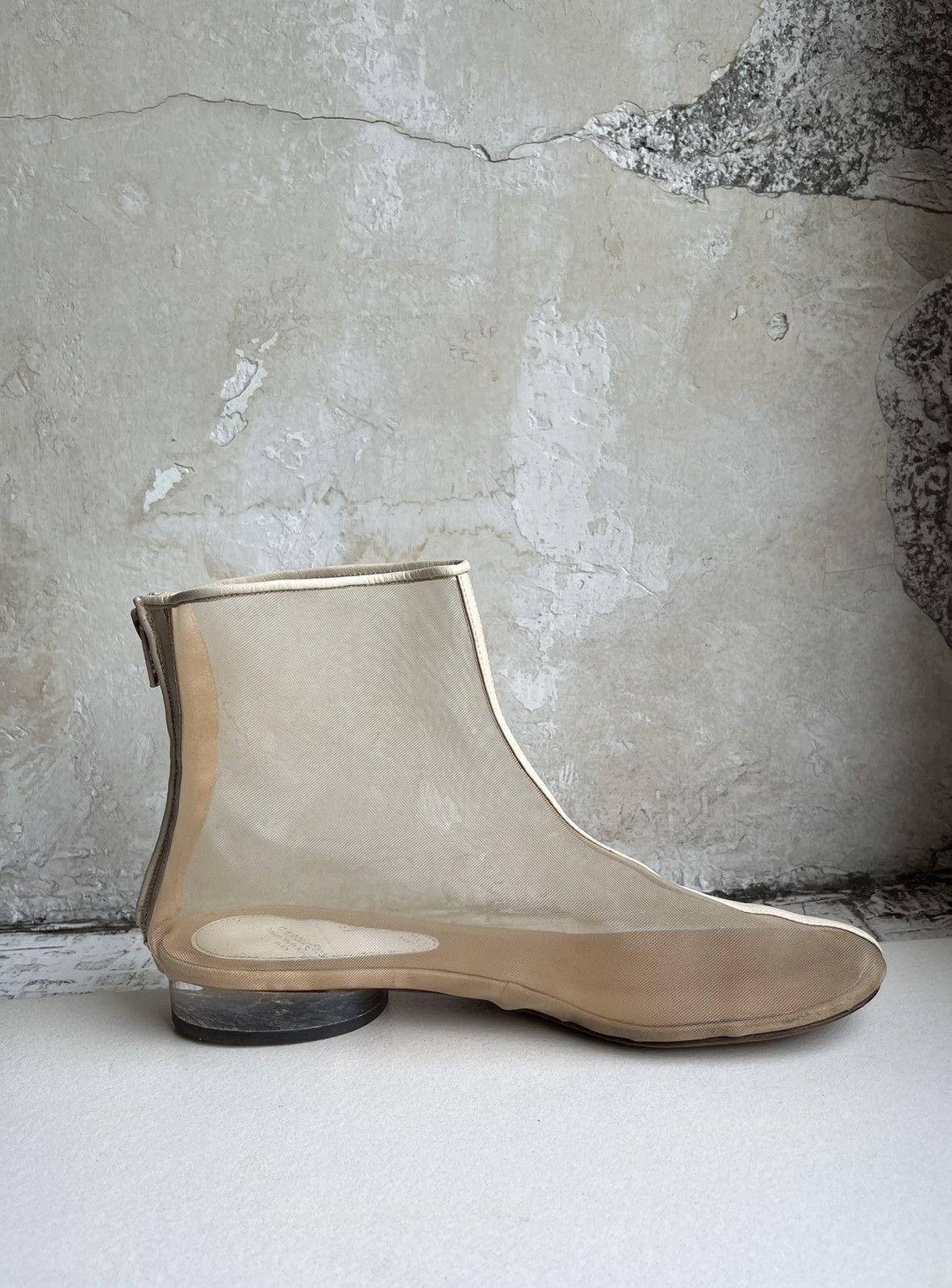 Maison Margiela SS 2012 Nude Transparent Mesh Shoes Size US 8 / IT 38 - 1 Thumbnail