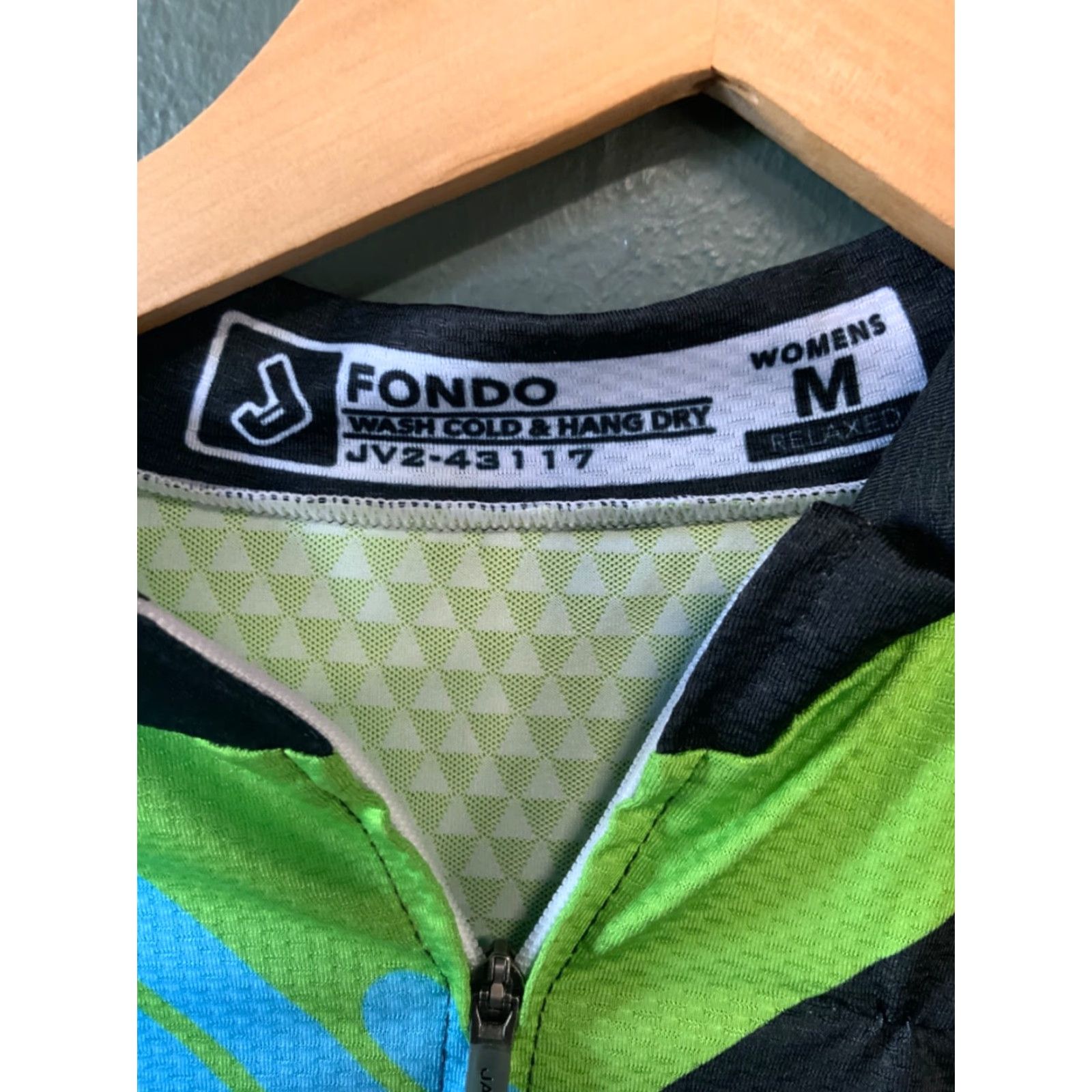 Vintage Fondo Womens Medium Ride For Hospice Zip Up Shirt Size M / US 6-8 / IT 42-44 - 3 Thumbnail