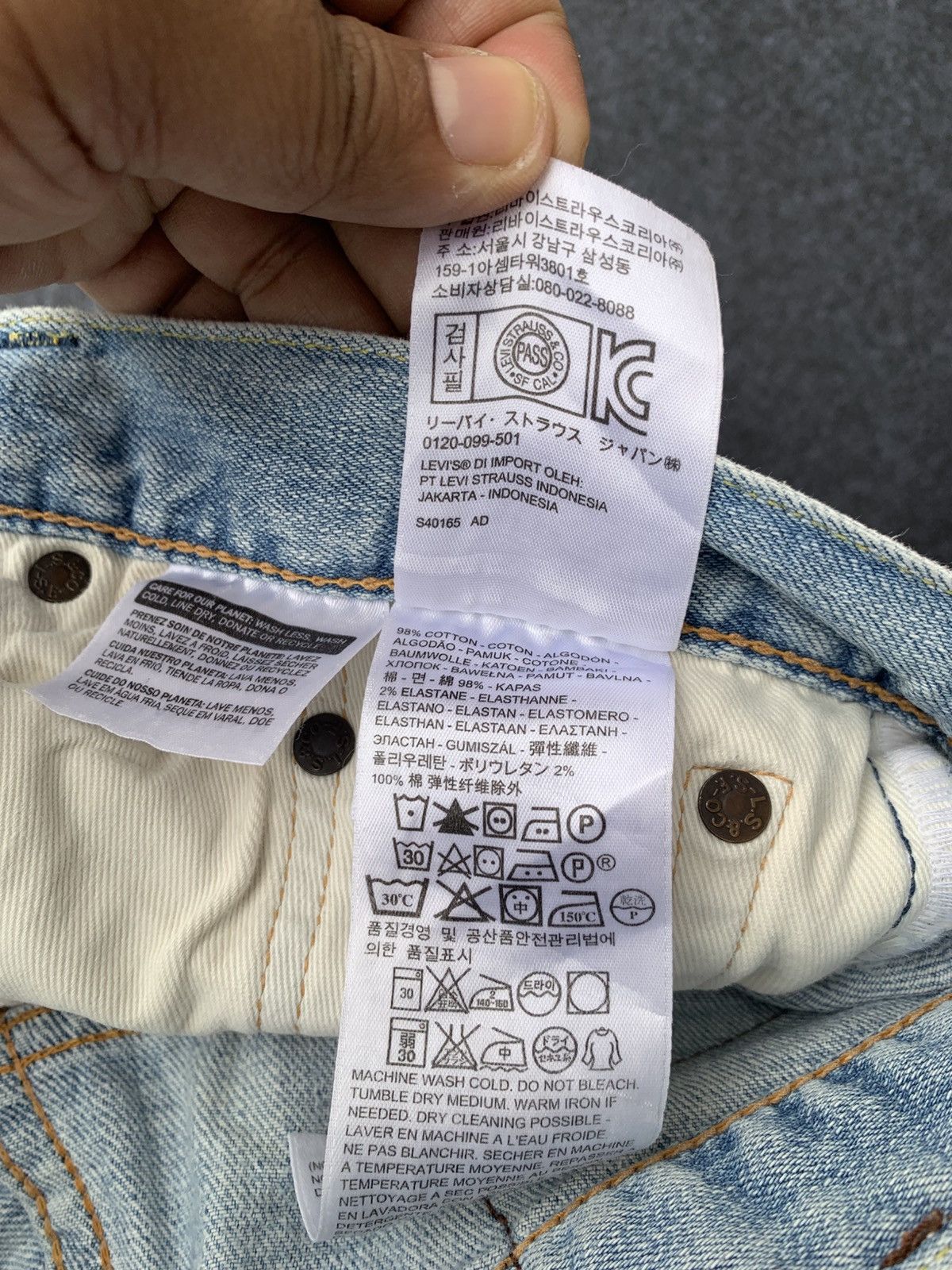 Levi's Vintage Clothing LEVI'S 502 SELVEDGE.MADE IN JAPAN 🇯🇵🇯🇵. Size US 30 / EU 46 - 5 Thumbnail