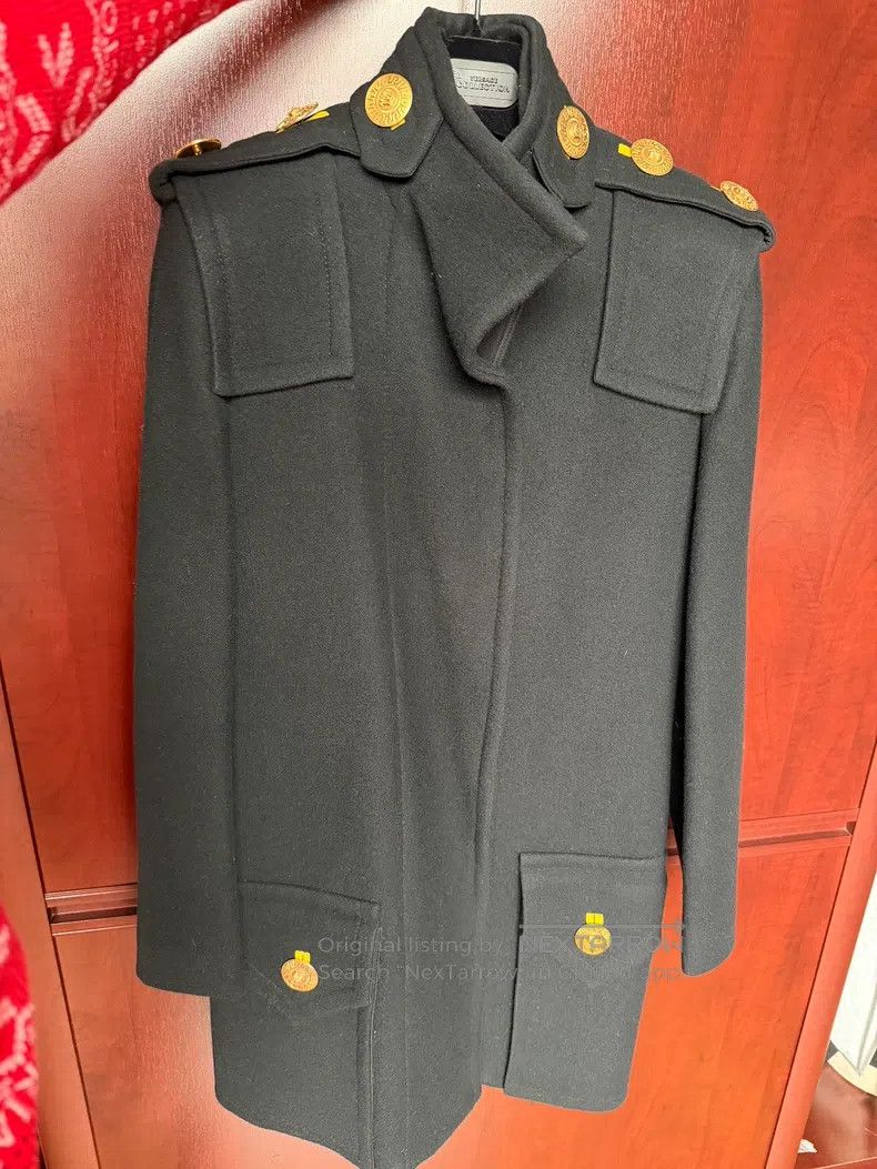 Versace Versace Women's wool woolen coat Size S / US 4 / IT 40 - 1 Thumbnail
