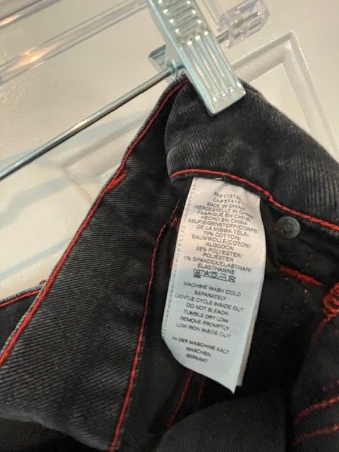 True Religion True Religion Men's Ricky Straight Leg Ripped Jeans Size US 30 / EU 46 - 6 Thumbnail
