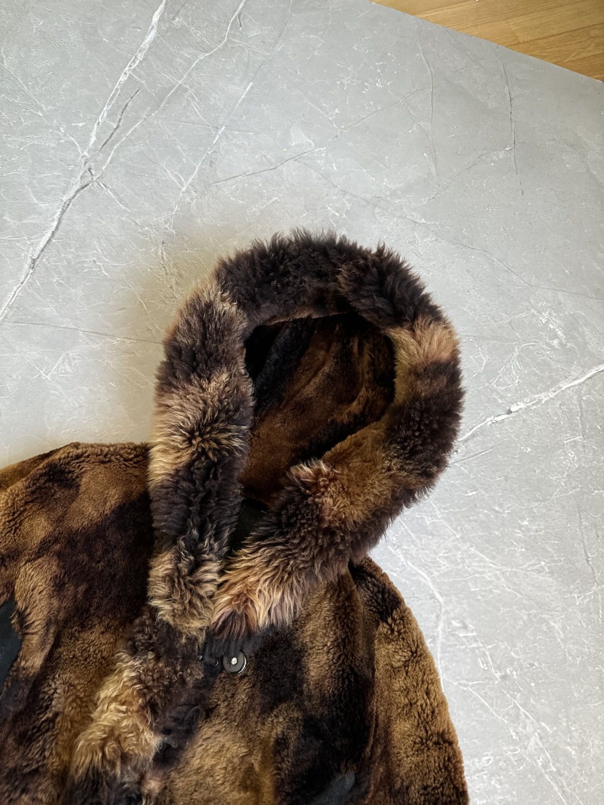 Japanese Brand Vintage Faux Fur Leather Hooded Coat Jacket LGB Ifsixwasnine Size M / US 6-8 / IT 42-44 - 17 Thumbnail