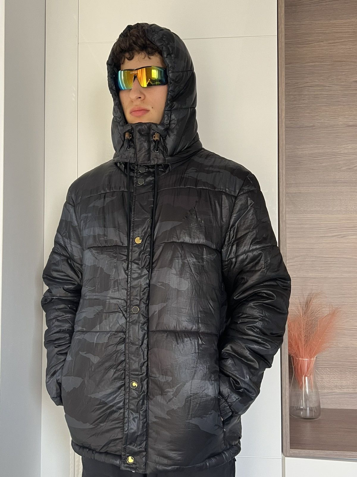 Jordan Brand × Nike ‼️Jordan By Nike Air Camo Puffer Regular Down Jacket ‼️ Size US M / EU 48-50 / 2 - 3 Thumbnail