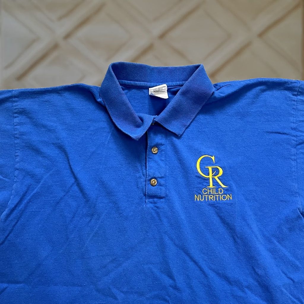 Gildan VINTAGE Gildan Ultra Cotton Polo Shirt Mens L Blue Golf Collared Shirt Logo Polo Size US L / EU 52-54 / 3 - 1 Thumbnail