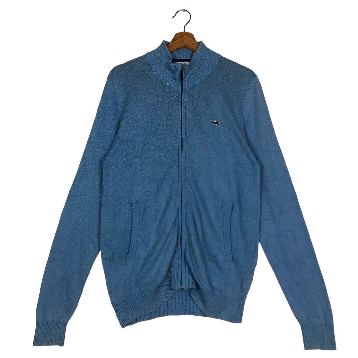 Japanese Brand 🔥90’s Streetwear Zipper Jacket Lacoste Japan Made Size US M / EU 48-50 / 2 - 1 Thumbnail