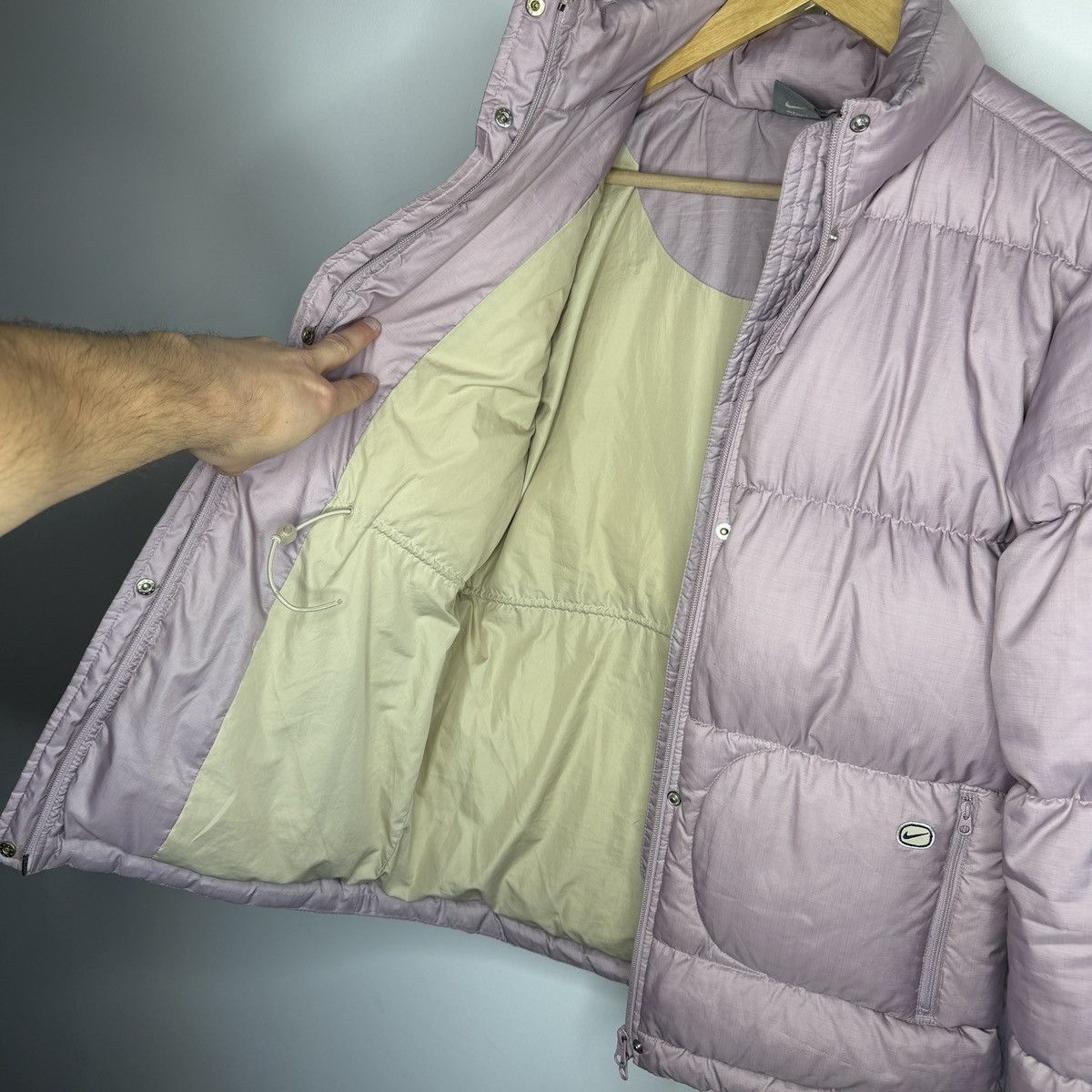 Nike 90s Nike Vintage Oversize Down Jacket Mini Swoosh Size S / US 4 / IT 40 - 10 Thumbnail