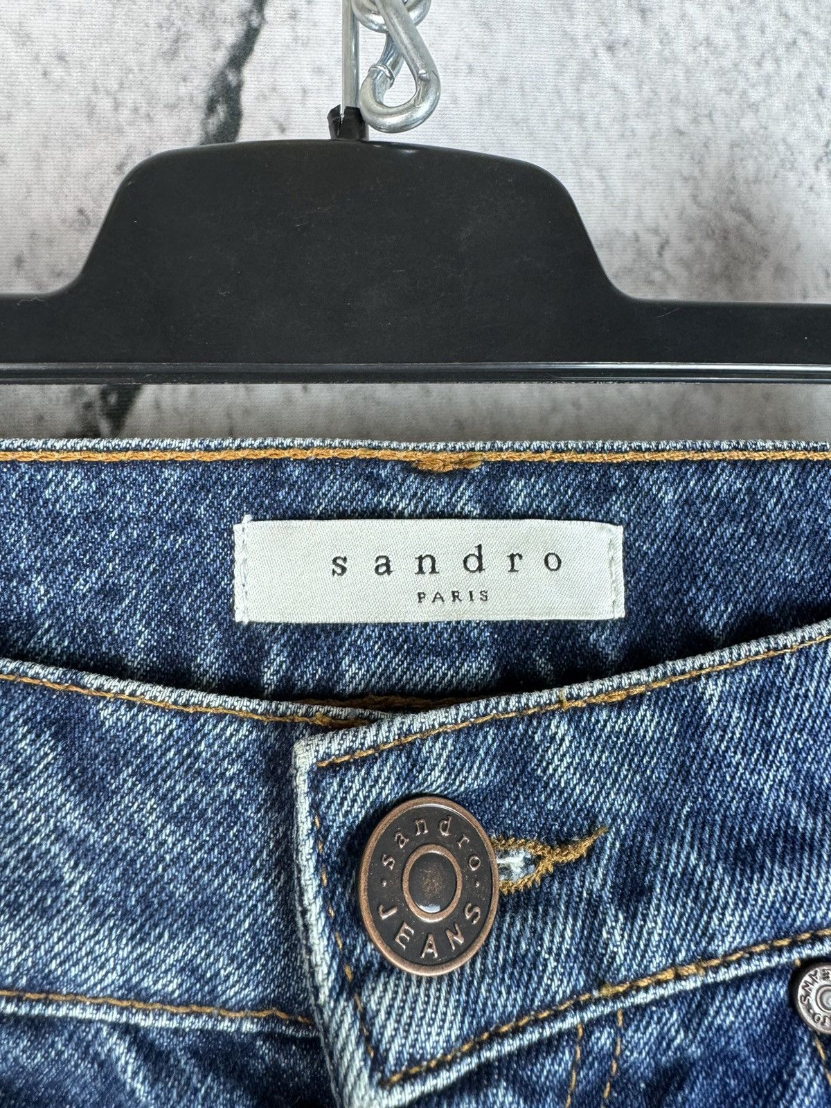 Sandro Sandro Denim Rare Pants Japan Style Size 25" / US 0 / IT 36 - 3 Thumbnail