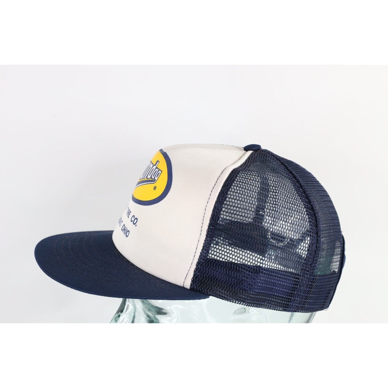 Vintage Deadstock Vintage 80s Bandag Smiley Tire Co Femont Ohio Hat Size ONE SIZE - 3 Thumbnail