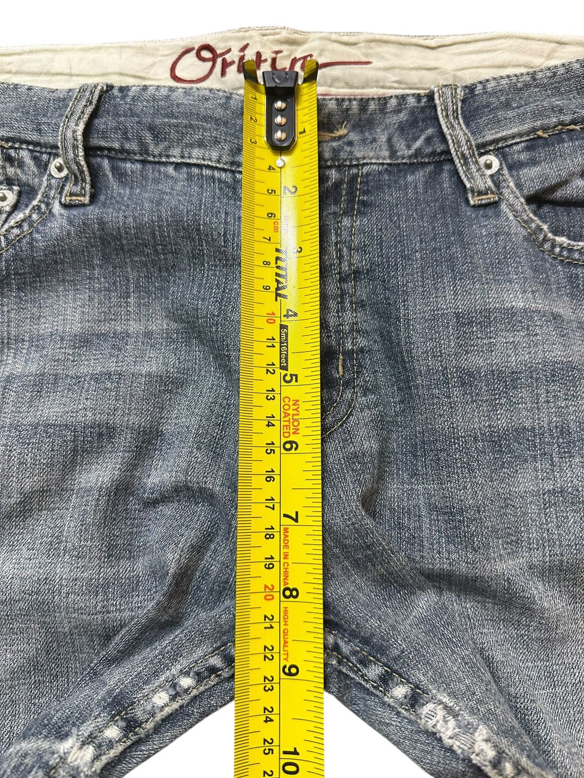 Japanese Brand Vintage Japanese Brand Blue Faded Wash Style Baggy Jeans Size US 31 - 14 Thumbnail