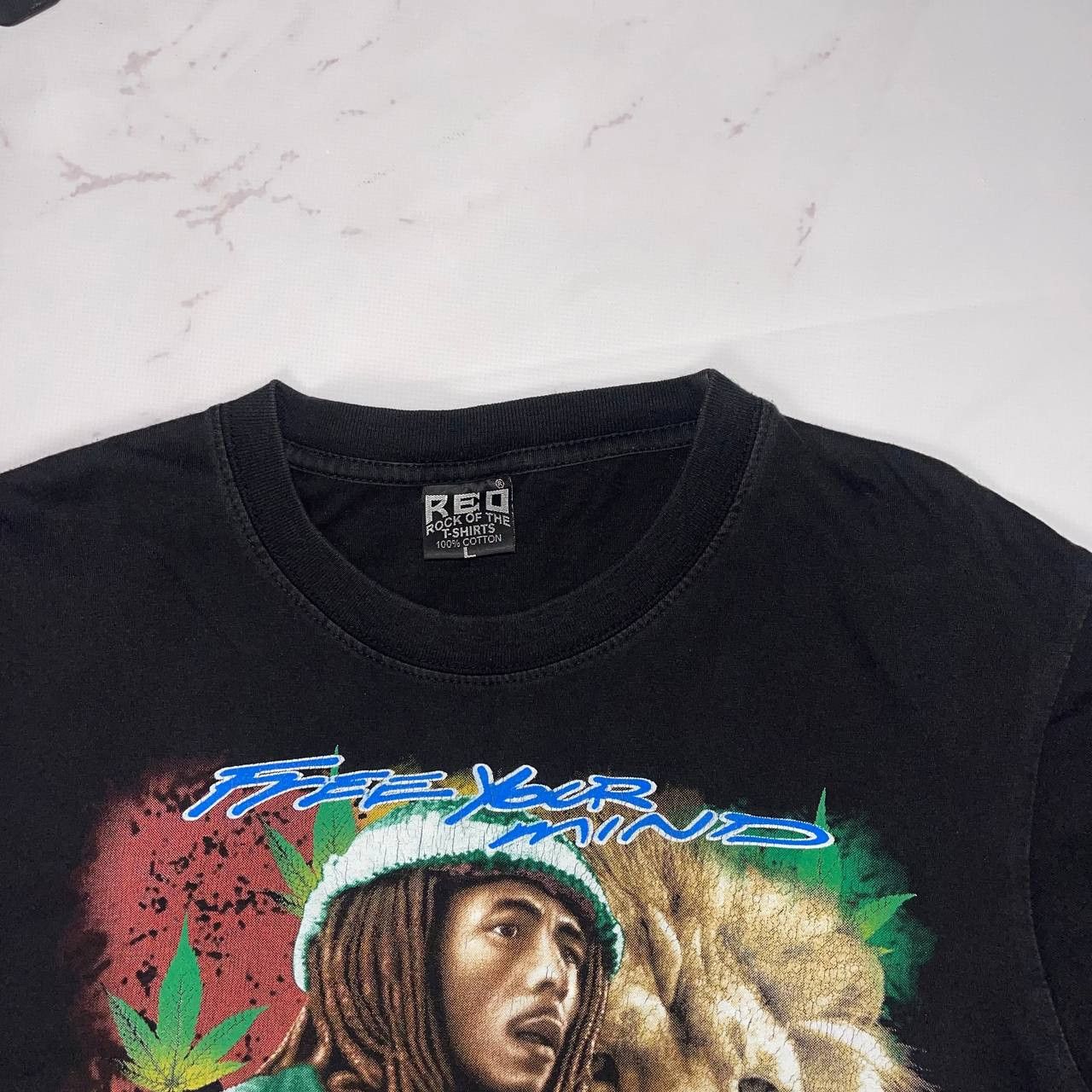 Vintage Vintage t-shirt Bob Marley tag Red rock of the t-shirt Sz L Size US L / EU 52-54 / 3 - 7 Thumbnail