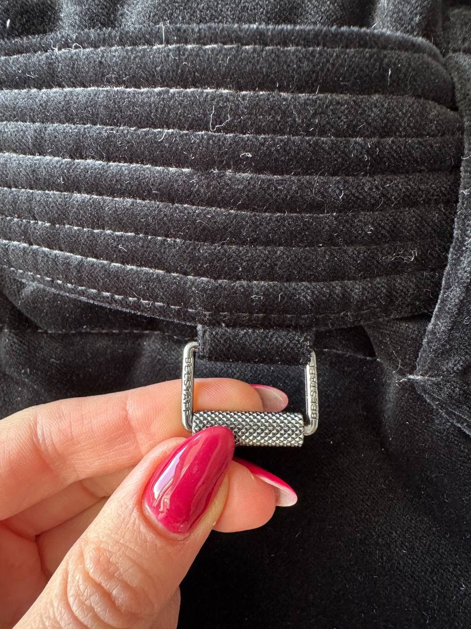 Original Belstaff Padded Velour Puffer Jacket