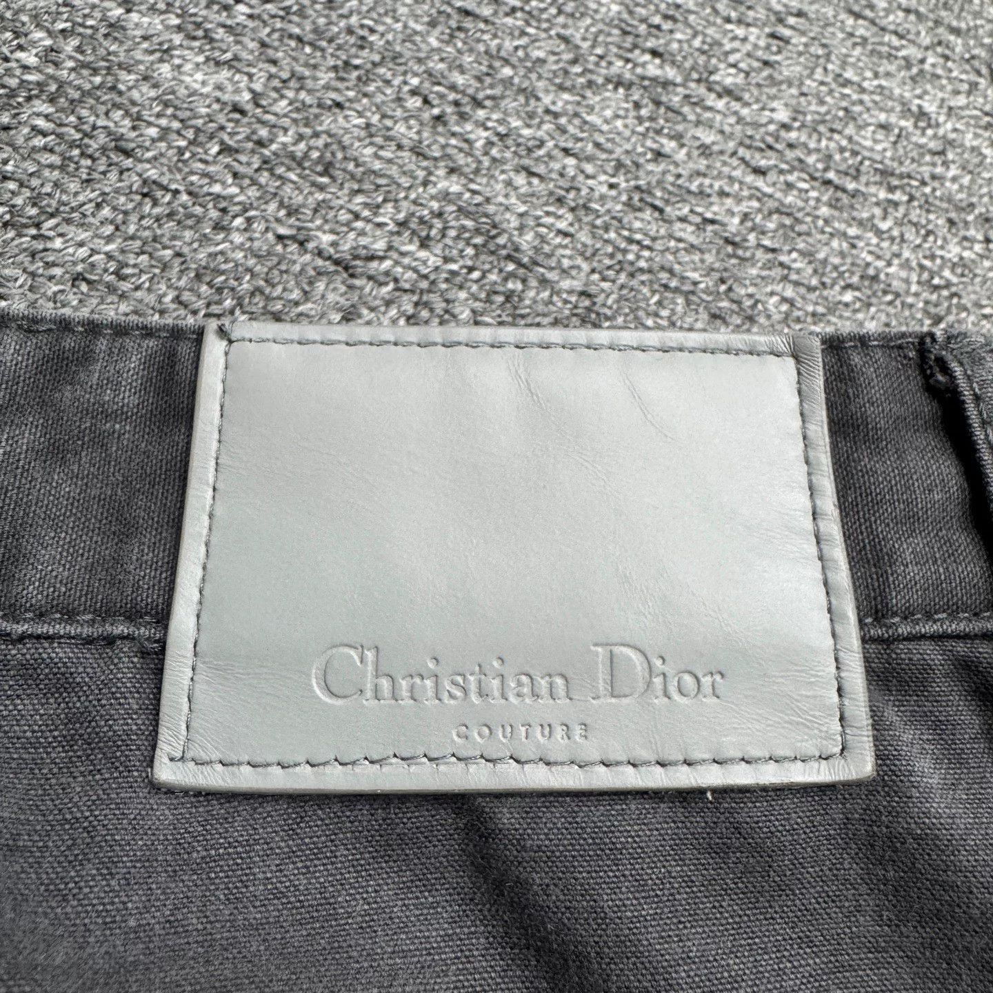 Dior Dior Embroidered Logo Distressed Jeans. Size US 31 - 3 Thumbnail