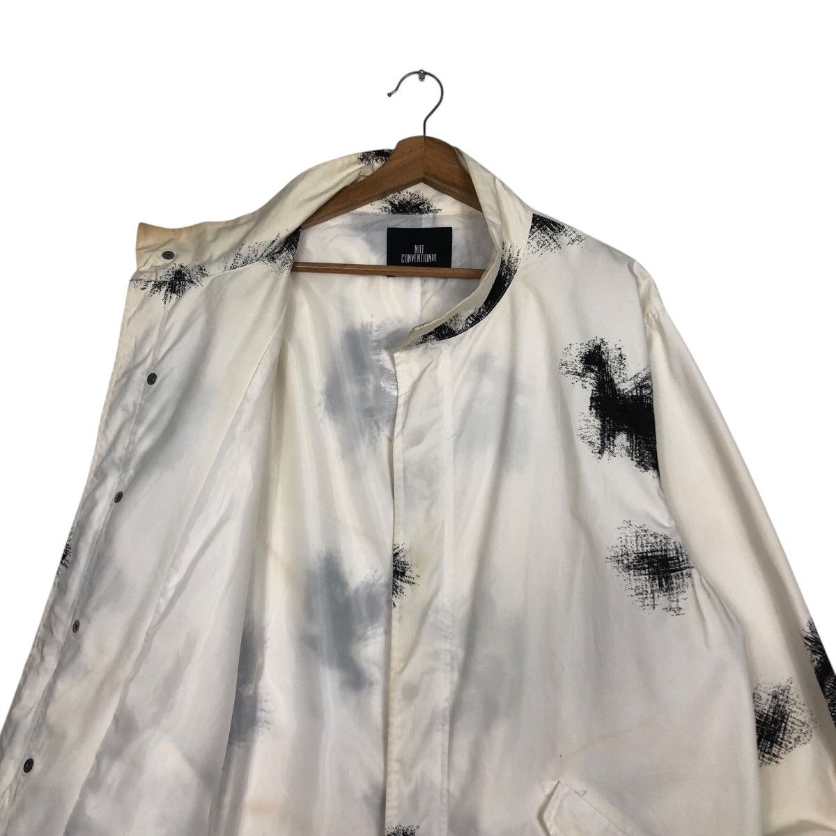 Japanese Brand 📌Vintage Long Jacket Painted Design Not Conventional Japan Size US M / EU 48-50 / 2 - 14 Thumbnail