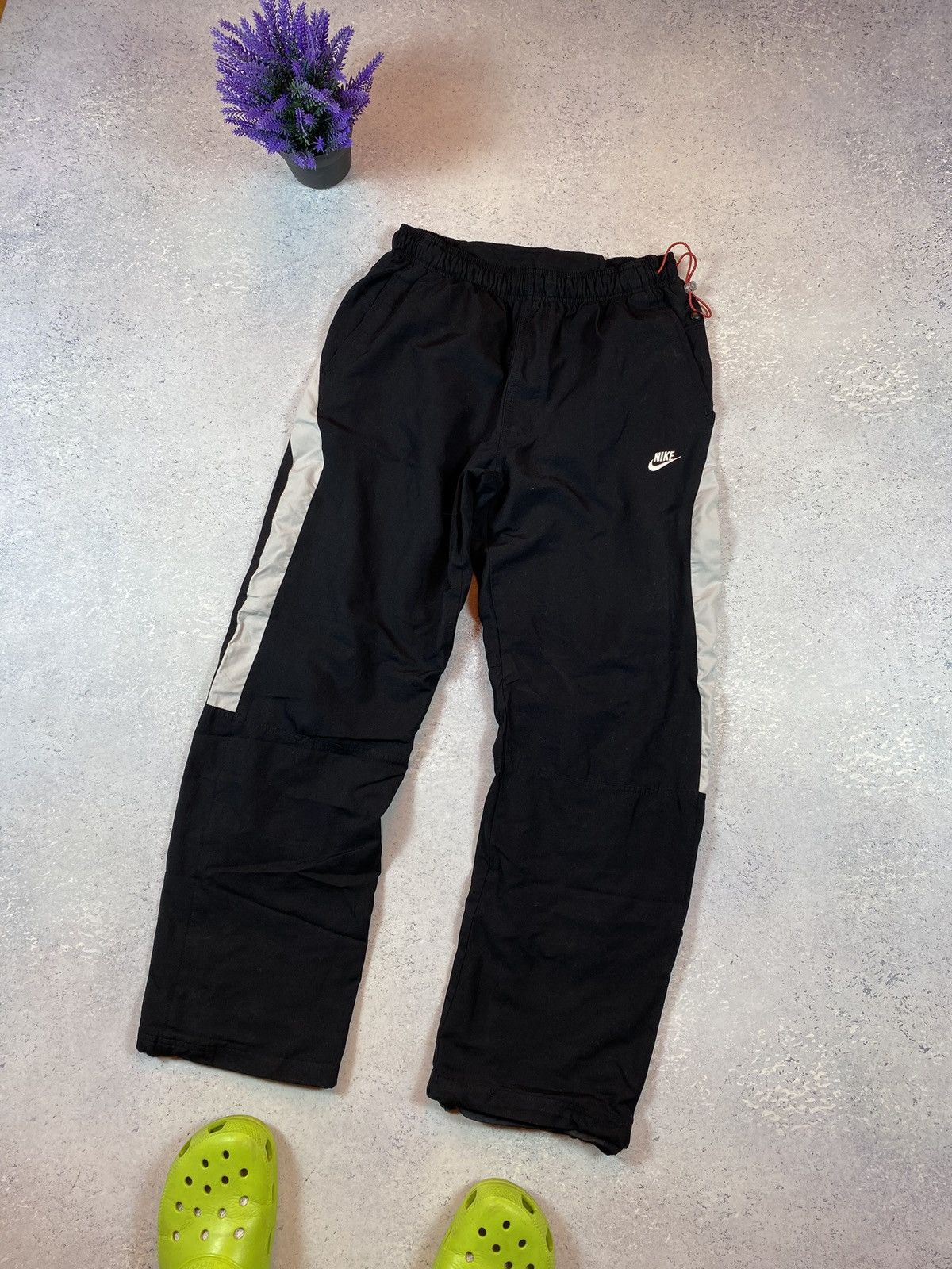 Nike × Vintage Vintage Nike Men’s Drill Black Pants Size US 30 / EU 46 - 1 Thumbnail