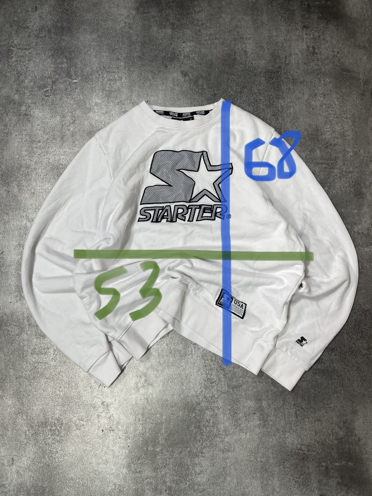 Starter 🔥Offers🔥Starter Vintage Y2K Sweatshirt Spellout Rare Hype Size US M / EU 48-50 / 2 - 11 Thumbnail