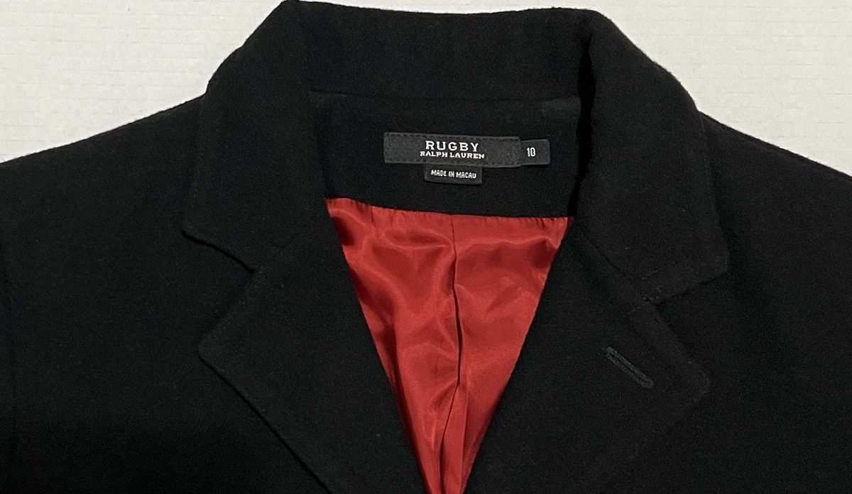Rugby Ralph Lauren Vintage New Rugby Ralph Lauren Longline Wool Long Coat Black Size L / US 10 / IT 46 - 7 Thumbnail