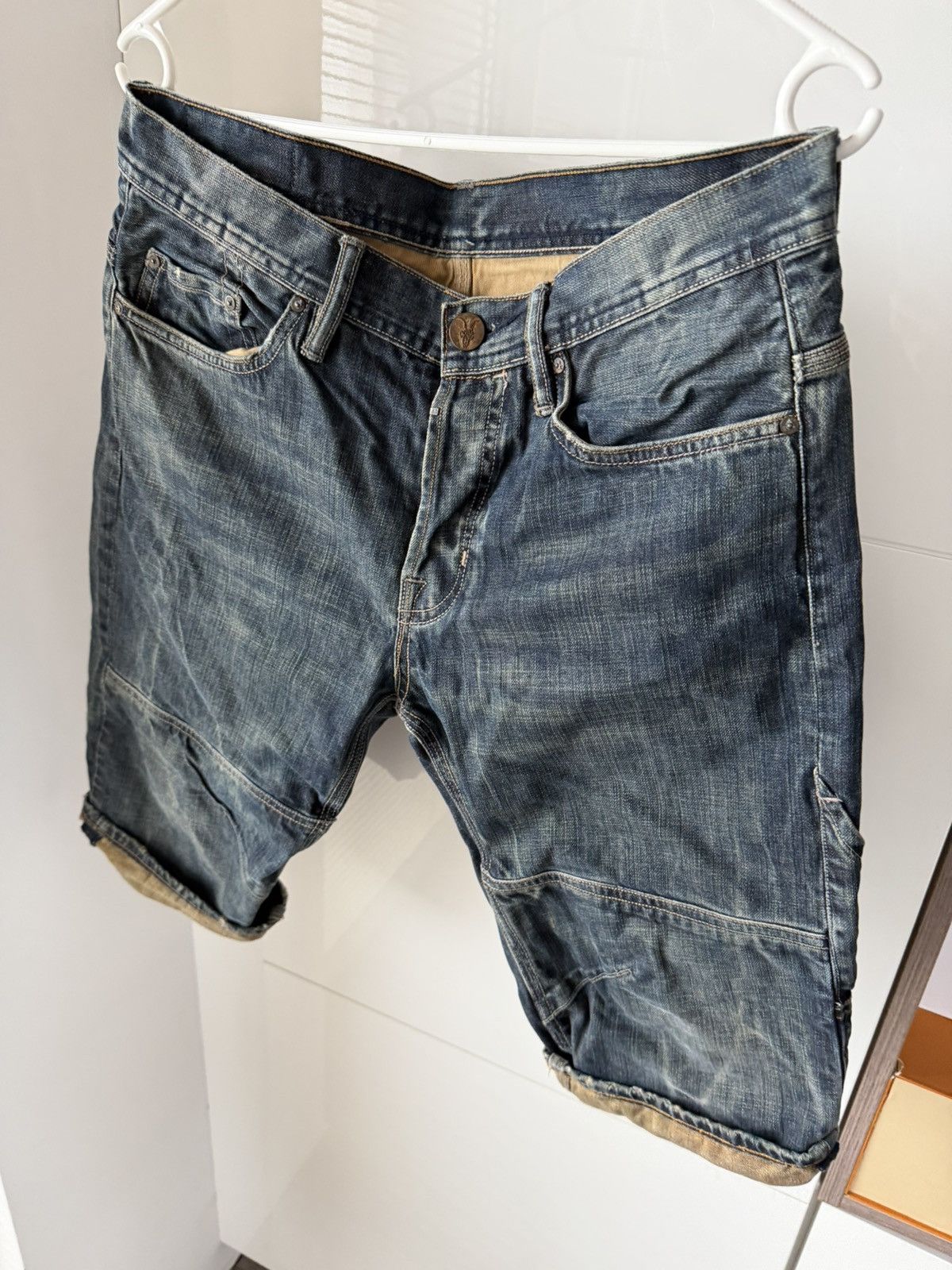 Allsaints Allsaints Spitalfields Japan Denim Opium Swag Y2K Shorts Size US 31 - 2 Thumbnail