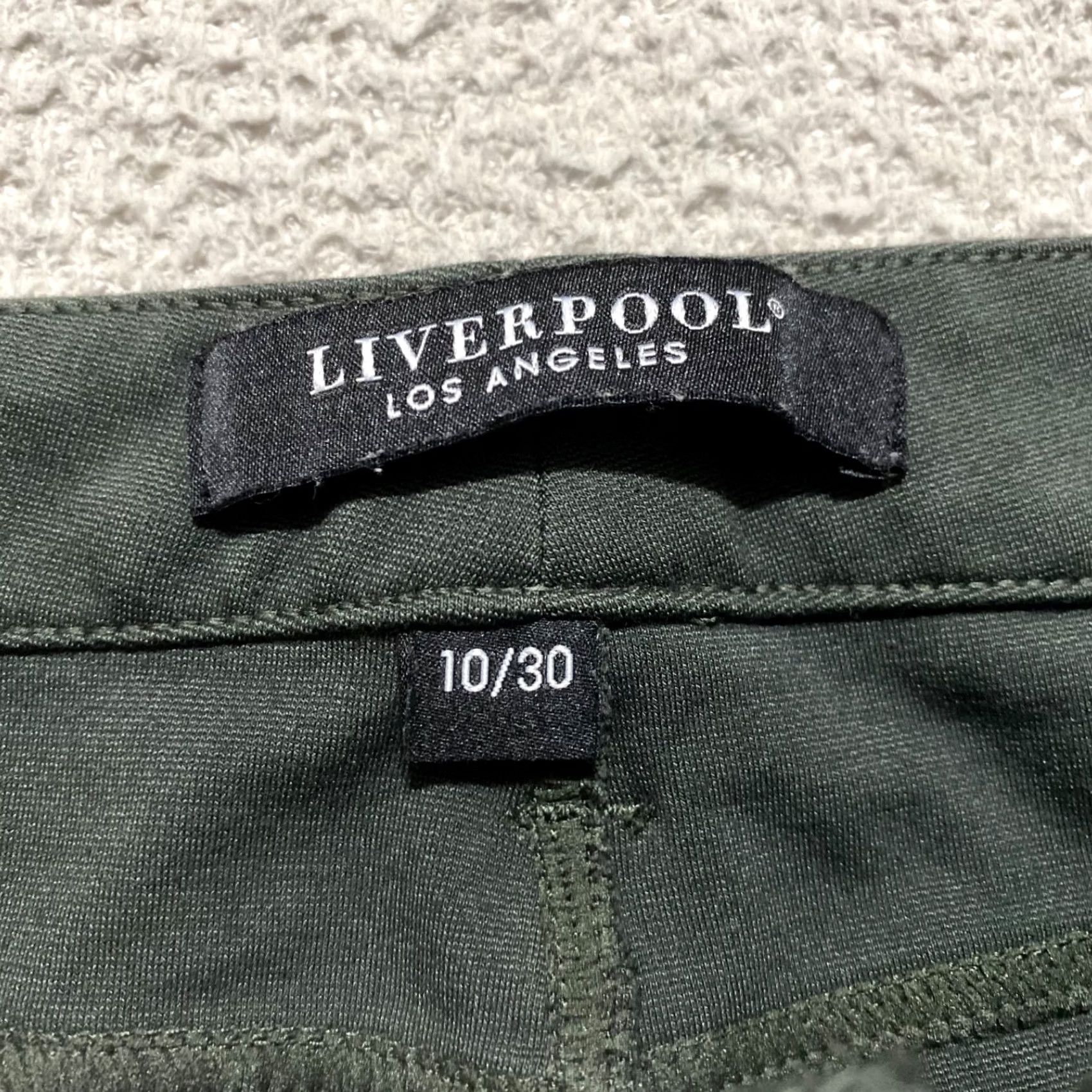 Vintage Liverpool Jeans Liverpool Womens Dress Pants Gray Mid Rise Skinny Ankle 10 Regular XS? Size 32" / US 10 / IT 46 - 3 Thumbnail