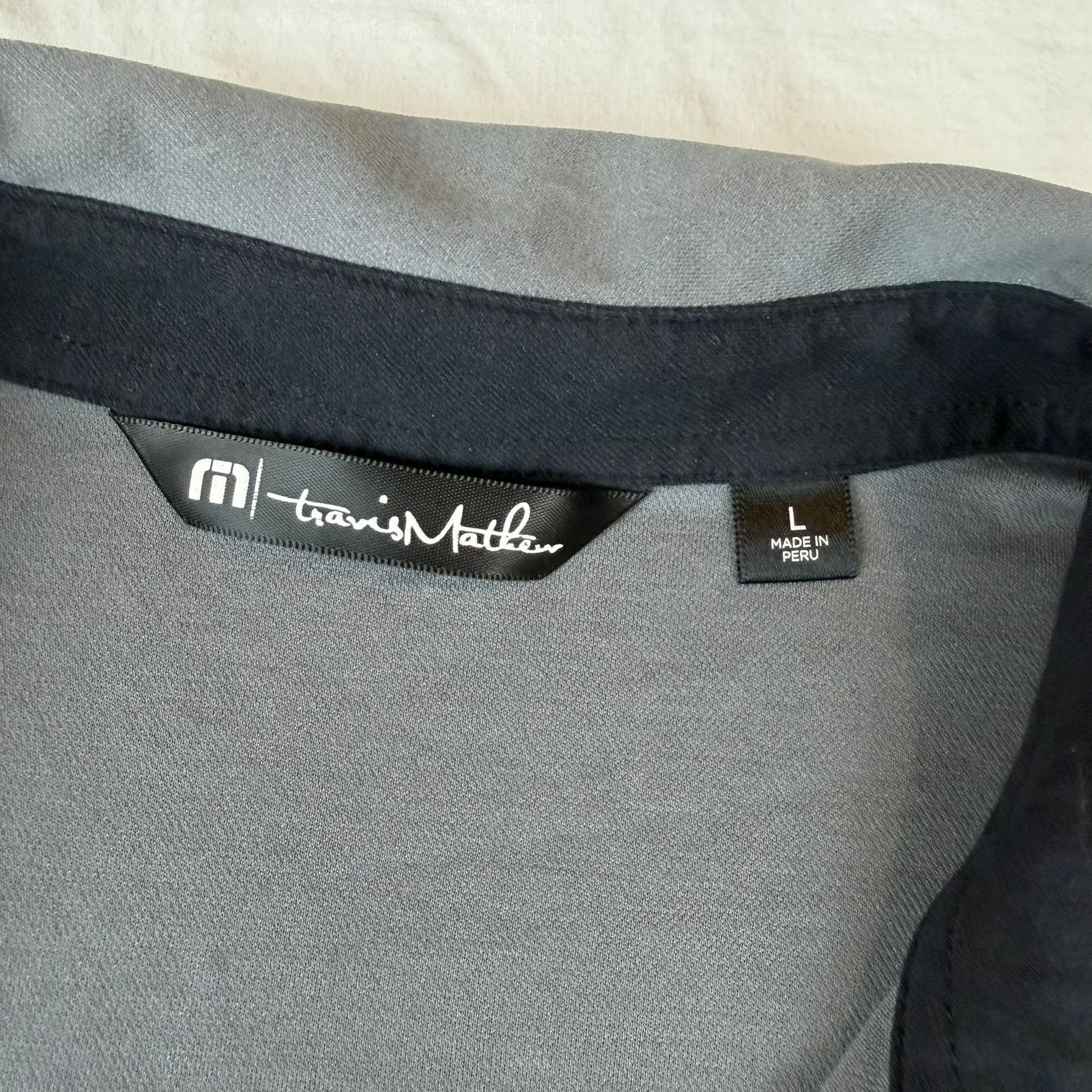 TravisMathew Travis Mathew Gray Performance Polo Shirt Size L Size US L / EU 52-54 / 3 - 3 Thumbnail