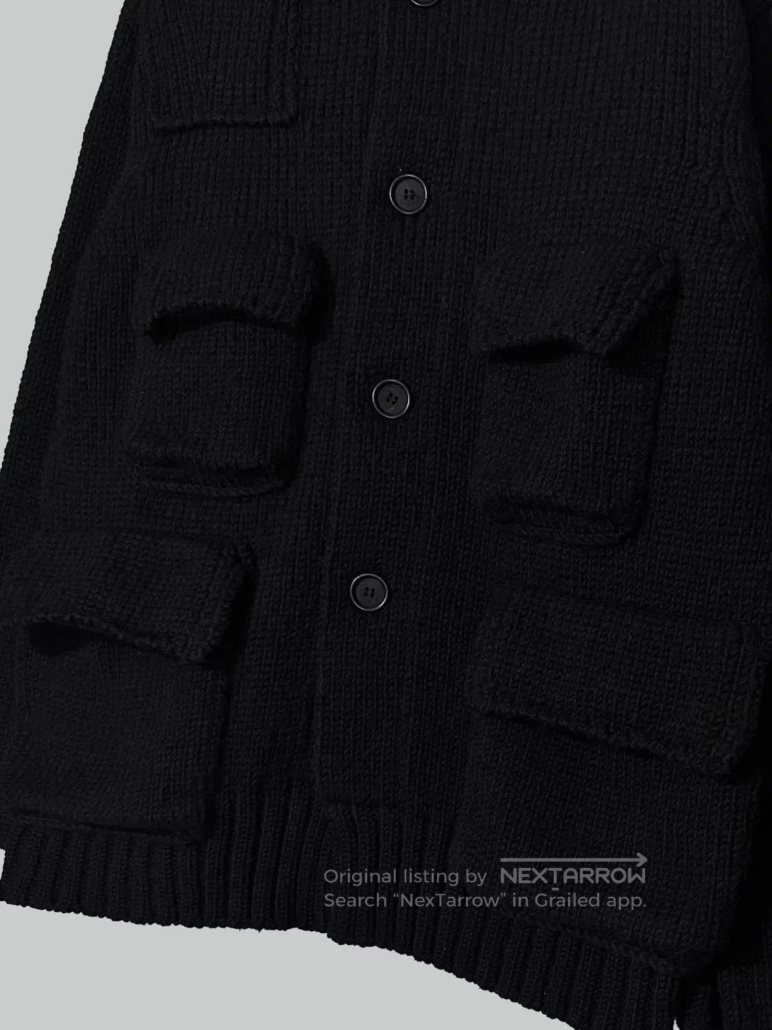 Yohji Yamamoto Yohji Yamamoto Vintage Knit Jacket. Size US M / EU 48-50 / 2 - 3 Thumbnail