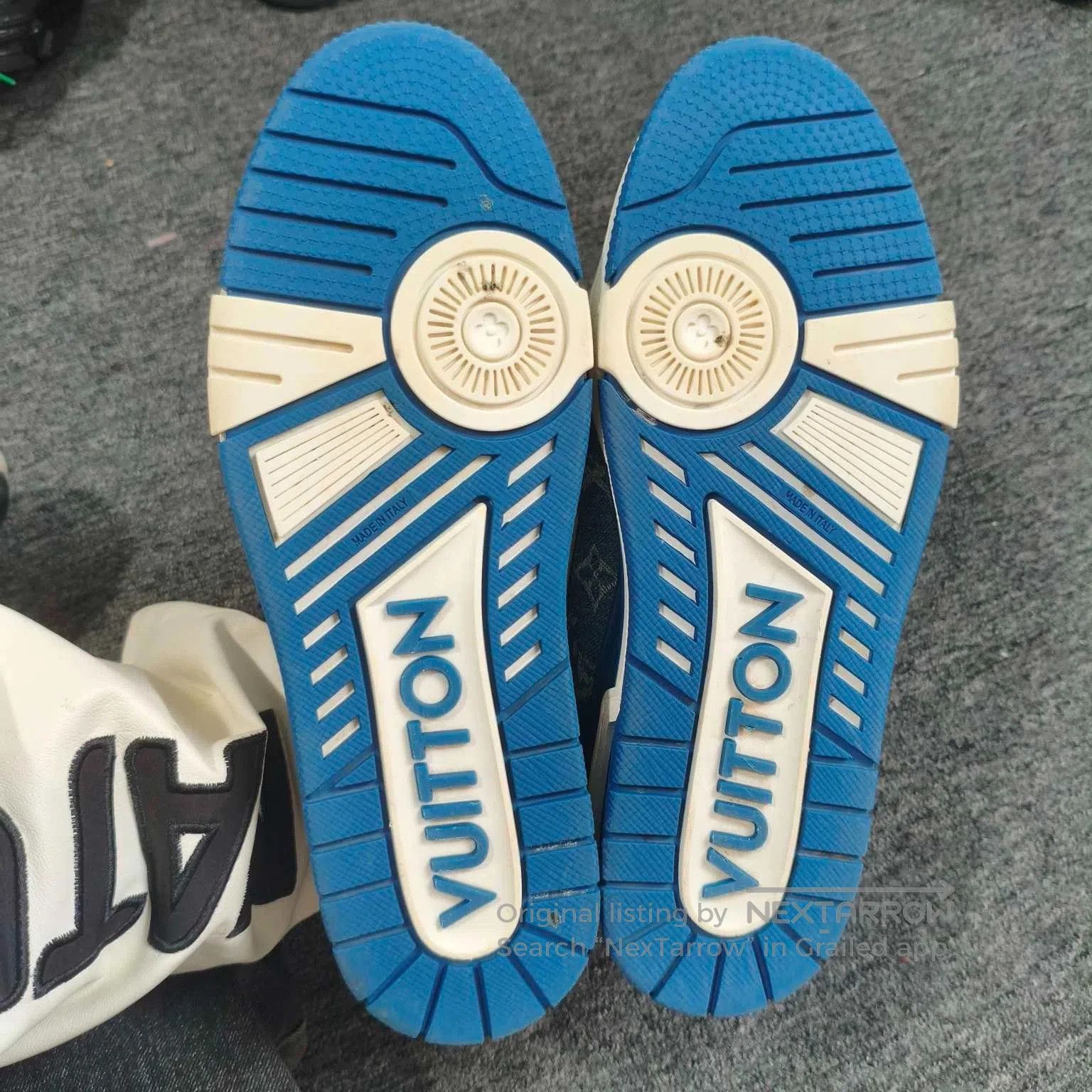 Louis Vuitton LV Trainer Blue White Denim Size 42. Size US 9 / EU 42 - 6 Thumbnail