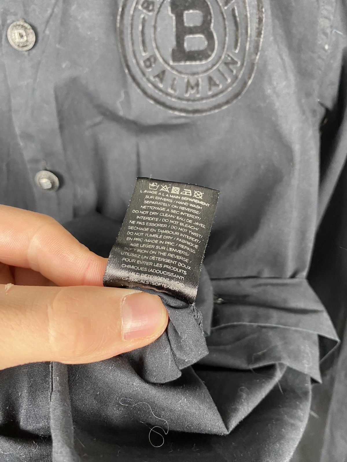 Balmain Men’s Balmain Shirt Button Up Luxury Streetwear Size Medium Size US M / EU 48-50 / 2 - 8 Thumbnail