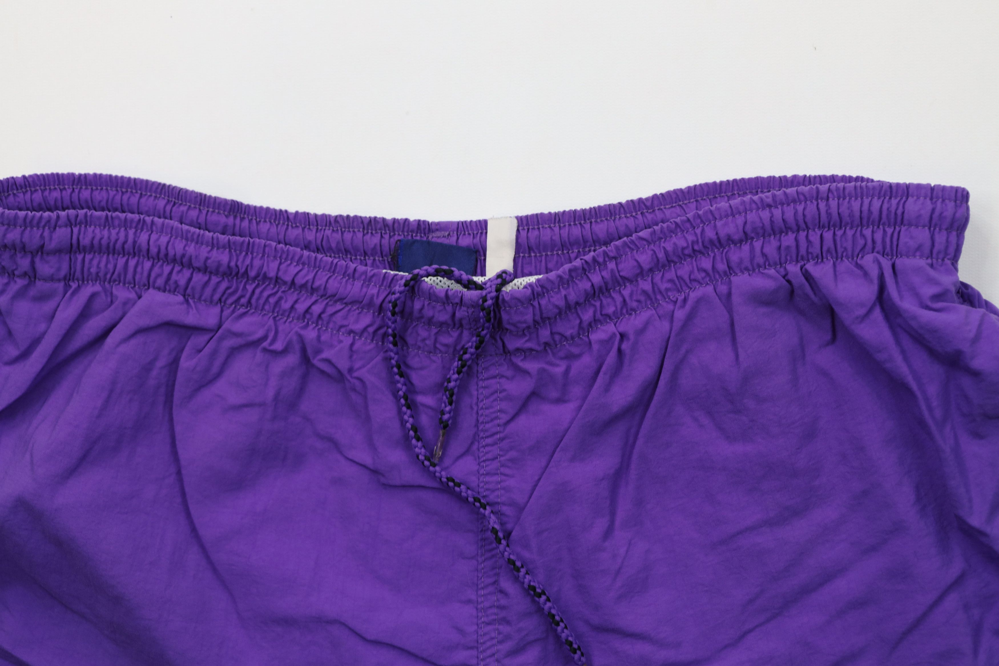 Vintage Vintage 90s Streetwear Running Jogging Soccer Shorts Purple Size US 36 / EU 52 - 2 Thumbnail