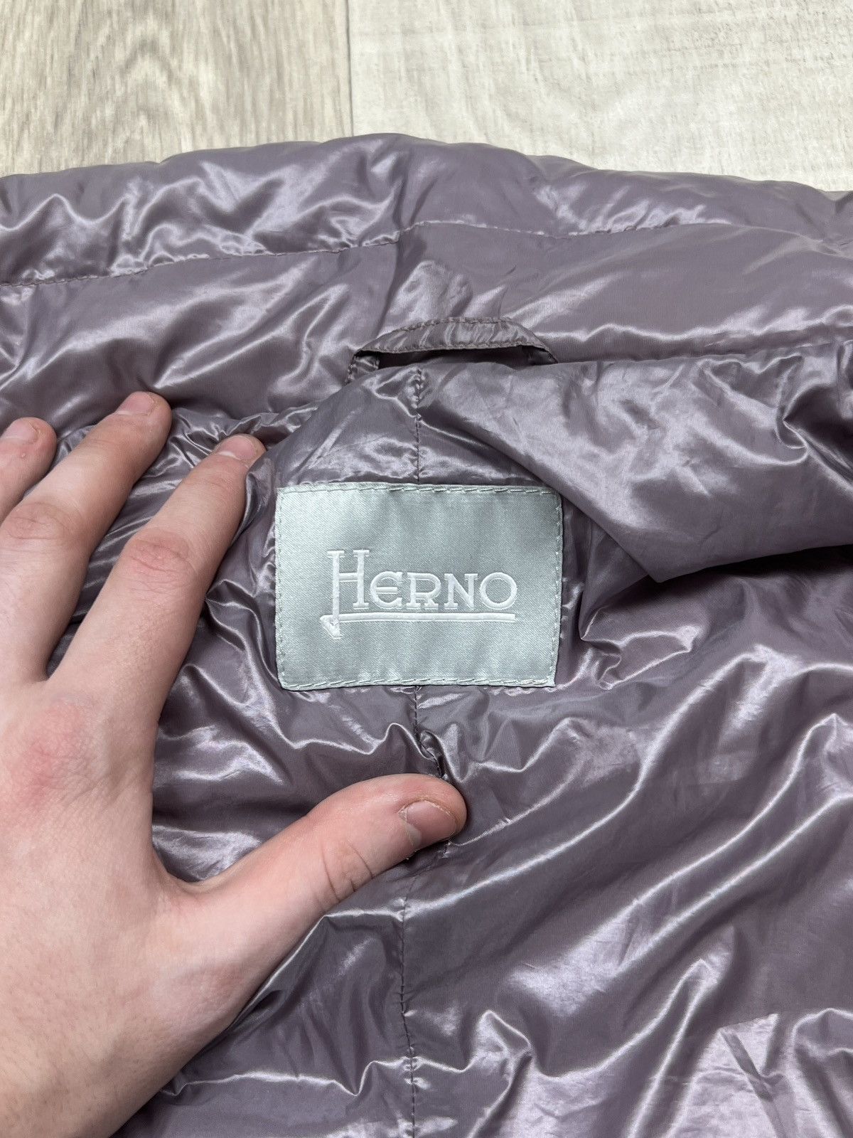 Herno Herno Lightweight Down Coat (Y0279) Size L / US 10 / IT 46 - 7 Thumbnail